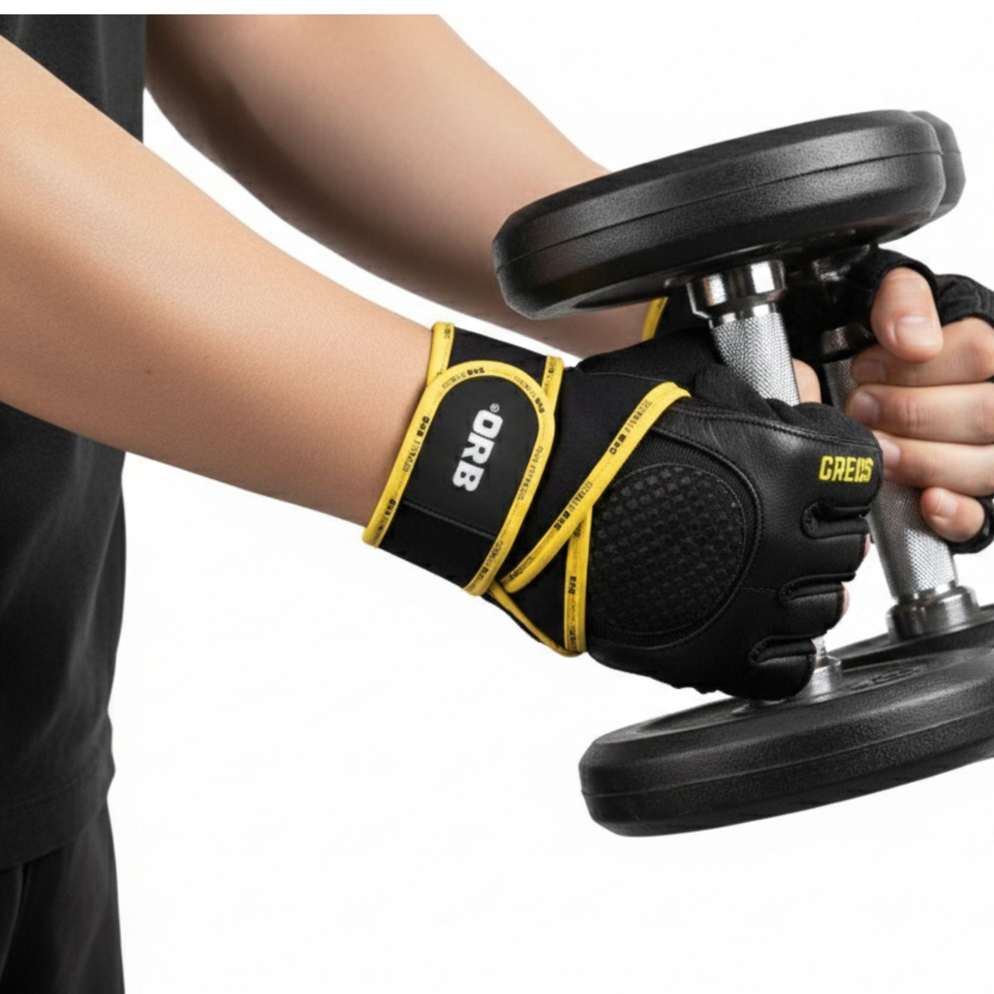 Guantes Fitness Gym Greco Drb Cuero - Entrenamiento Y Pesas-8