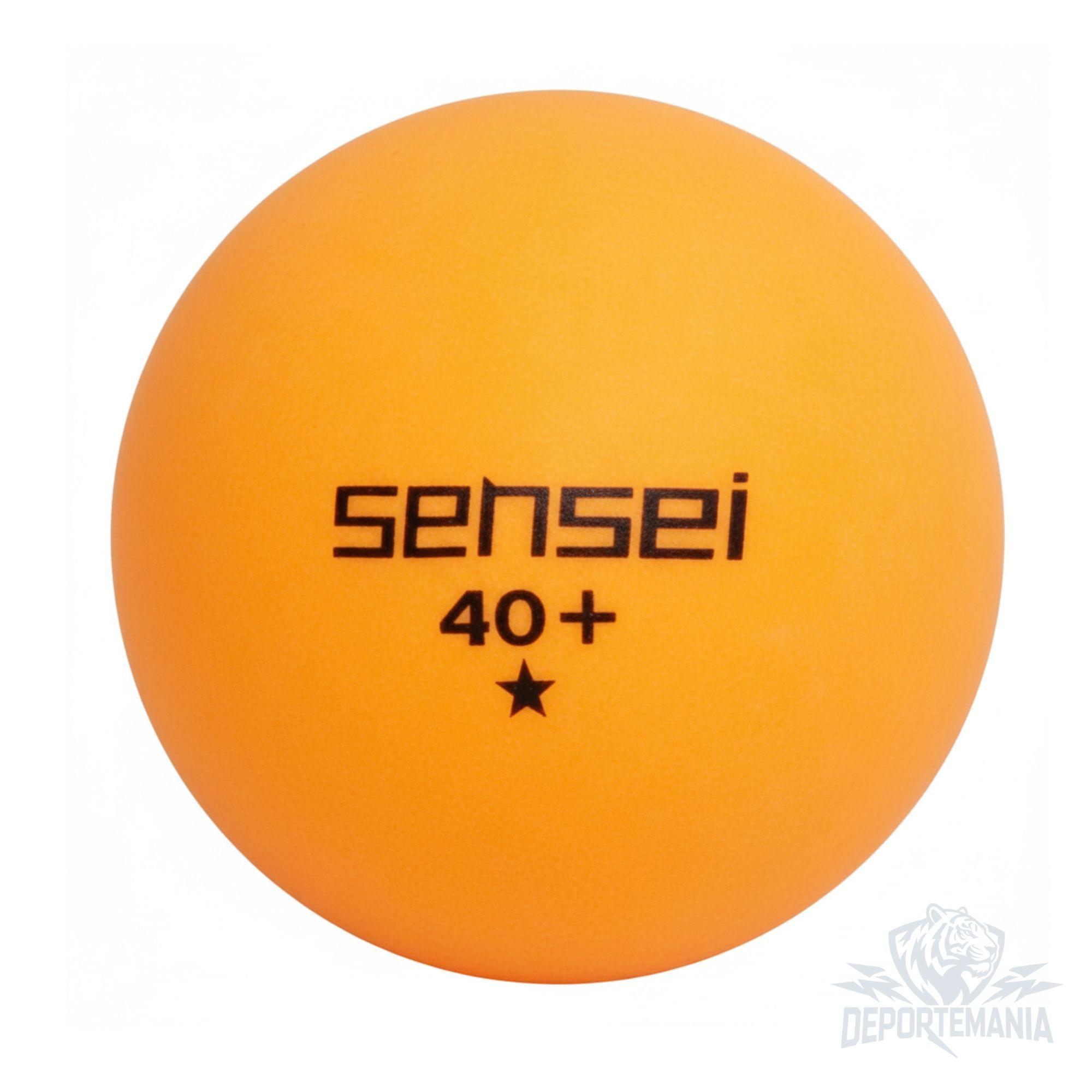 Set 6 Pelotas Ping Pong 1 Estrellas Sensei® - Tenis De Mesa-2