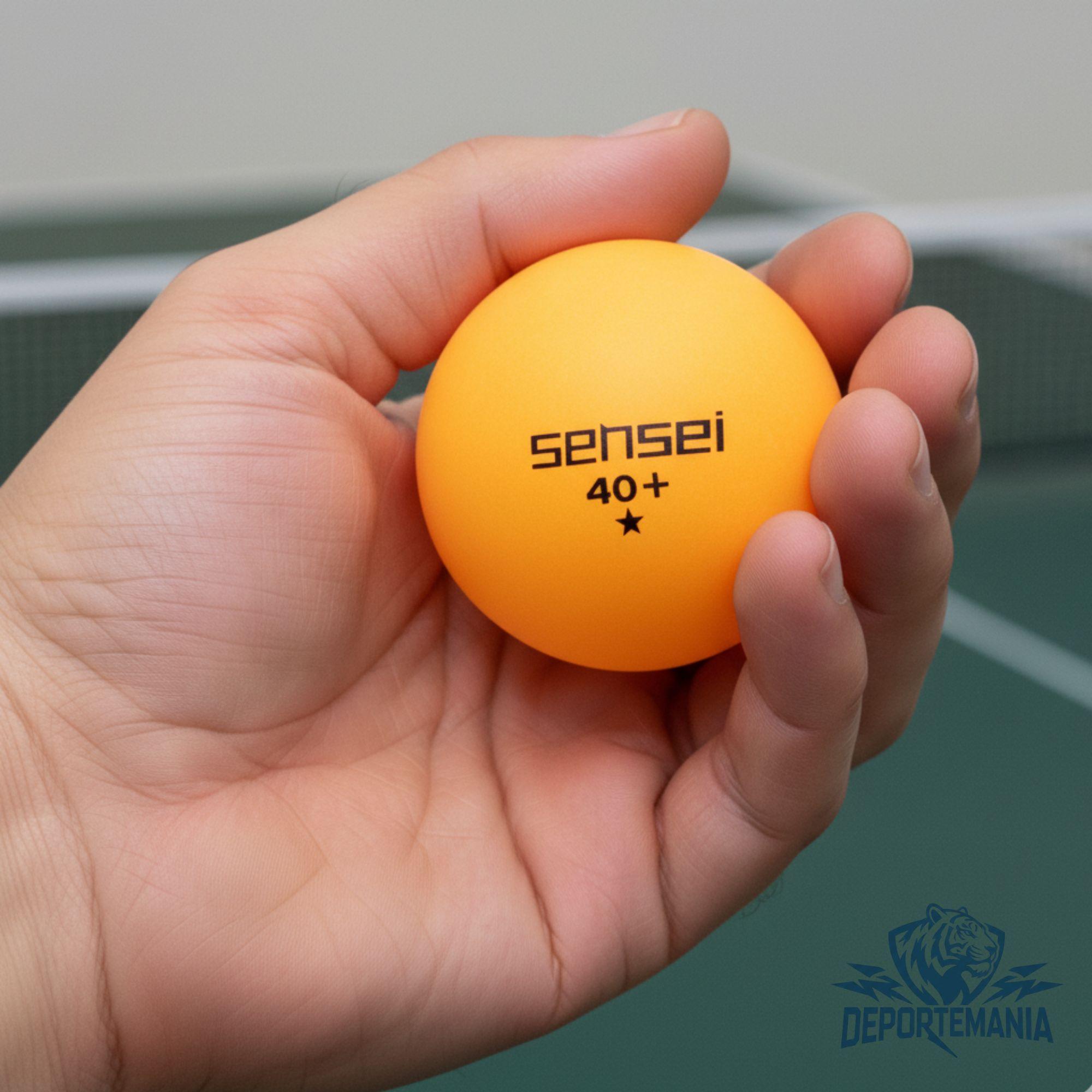 Set 6 Pelotas Ping Pong 1 Estrellas Sensei® - Tenis De Mesa-4