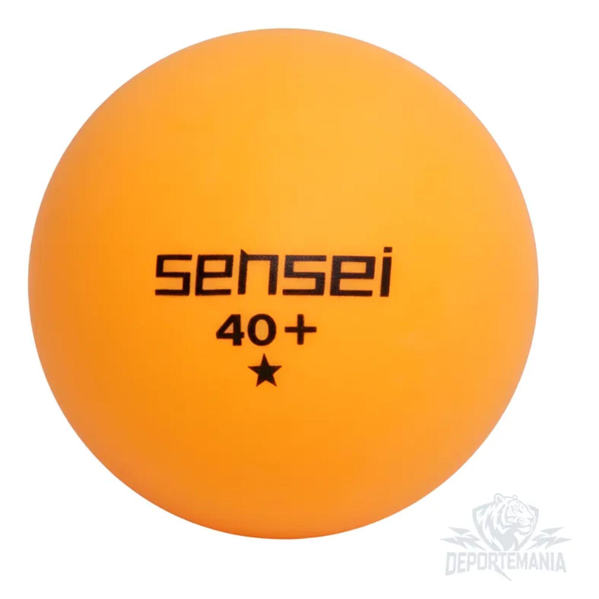 Set 6 Pelotas Ping Pong 1 Estrellas Sensei® - Tenis De Mesa-3