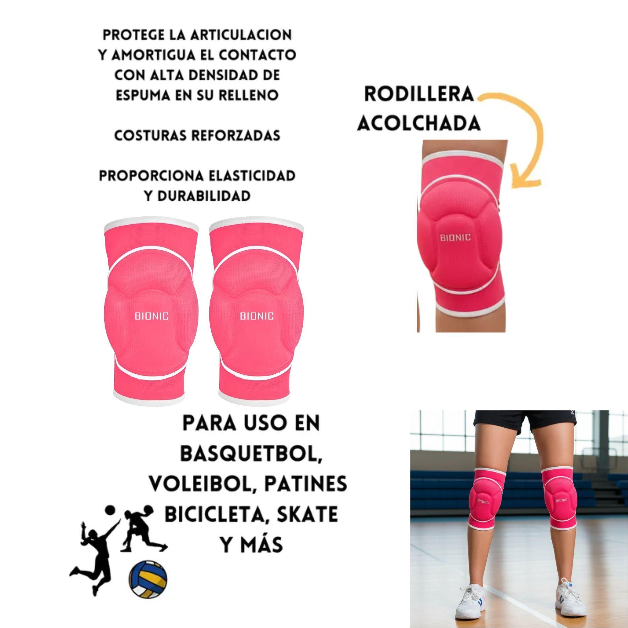 Rodilleras Acolchadas Voleibol Danza Proteccion Par-2