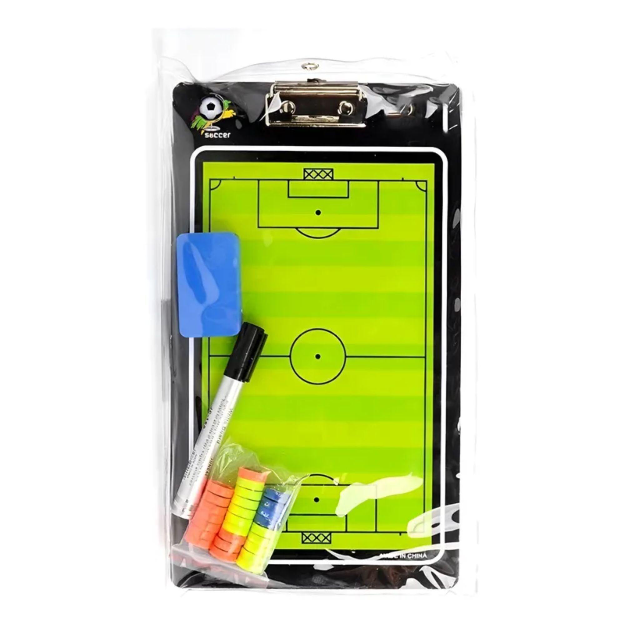 Pizarra Táctica Entrenador De Fútbol Magnética + Fichas DRB-3