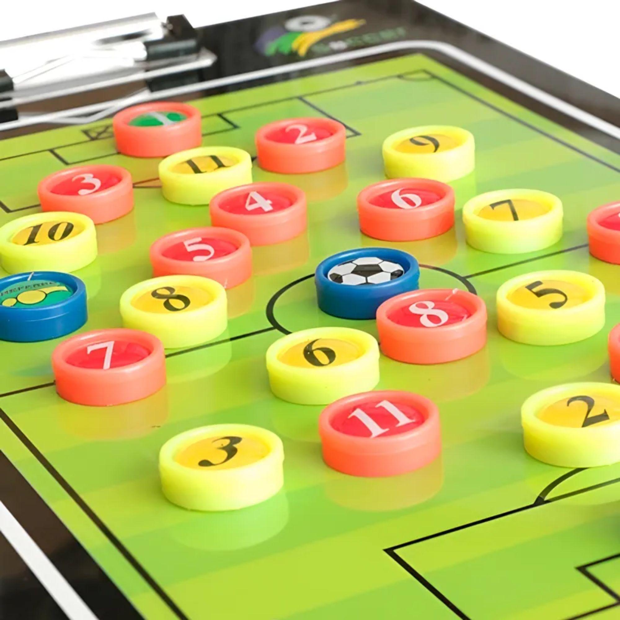 Pizarra Táctica Entrenador De Fútbol Magnética + Fichas DRB-4