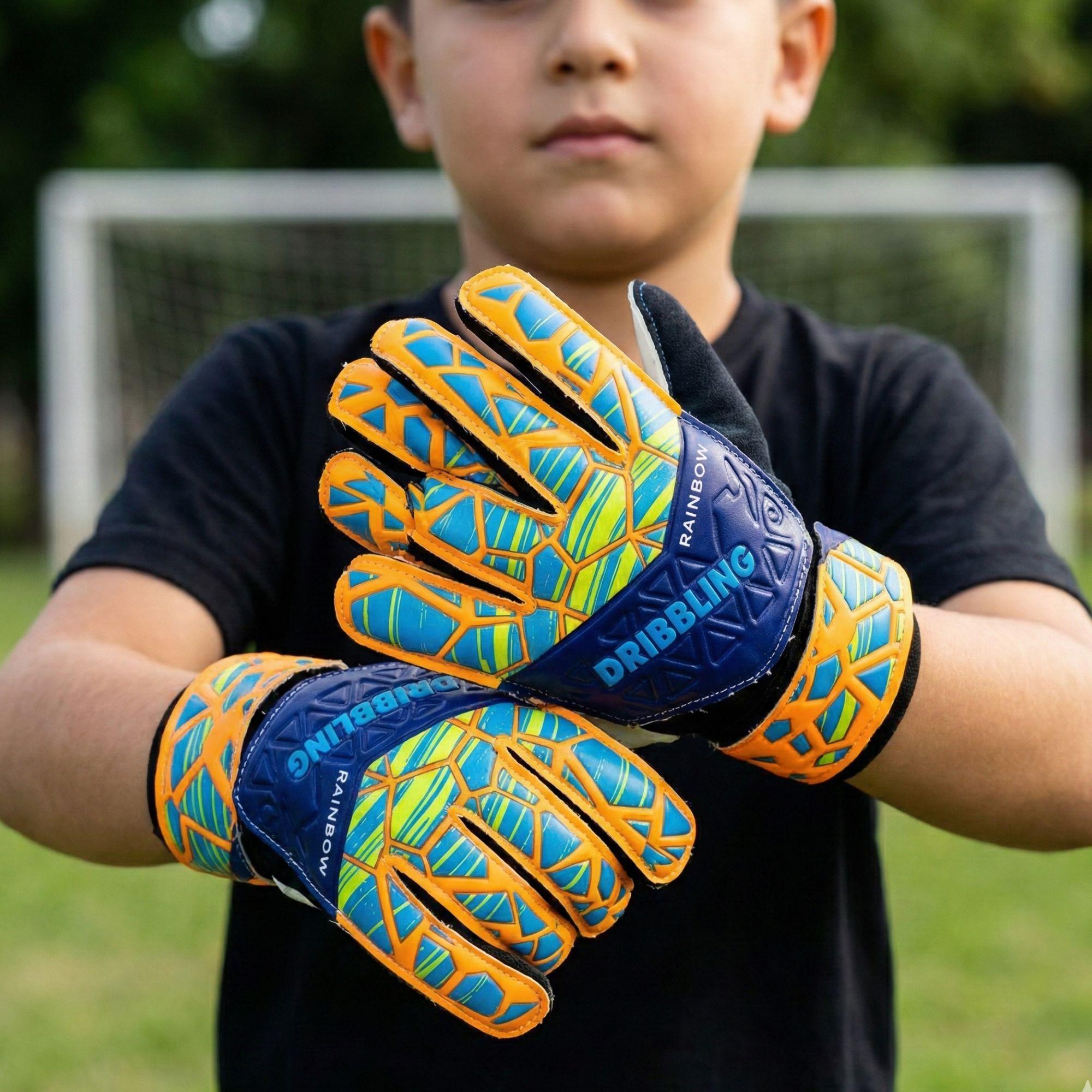 Guantes Arquero Niño DRB Rainbow Férulas Finger Safe-4