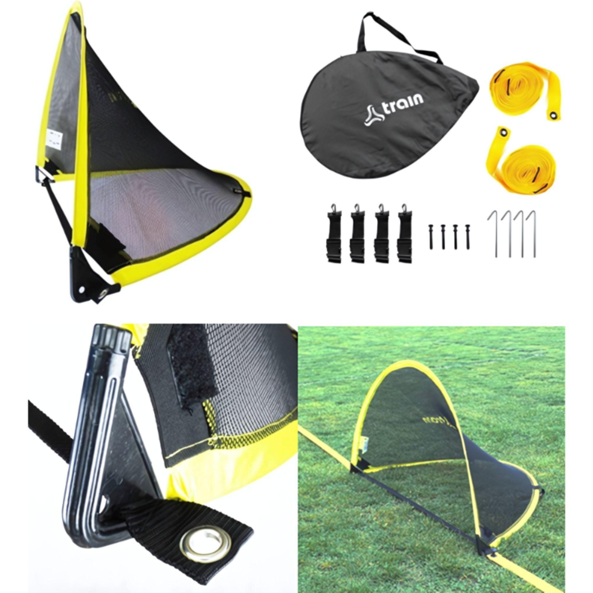 Mini Cancha de Futbol con Arcos Plegables Train-8