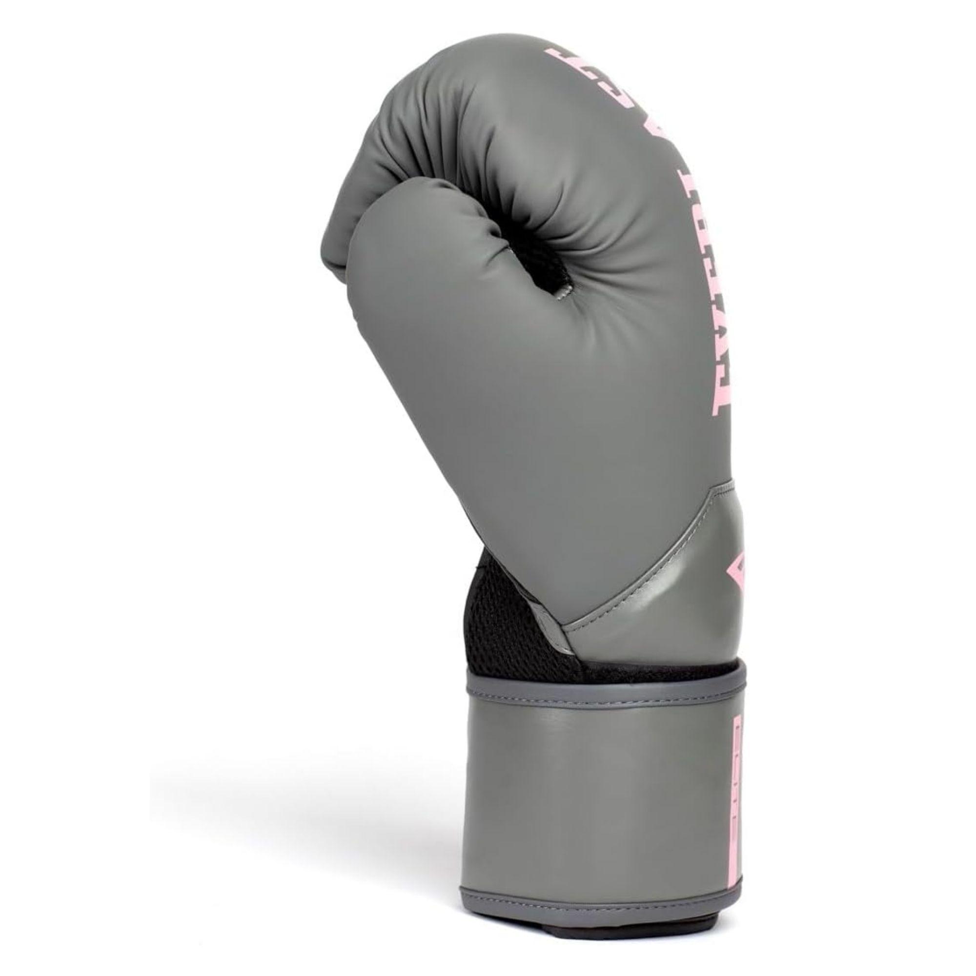 Guantes de Box Everlast Pro Style Elite V2 Gris/Rosa-3