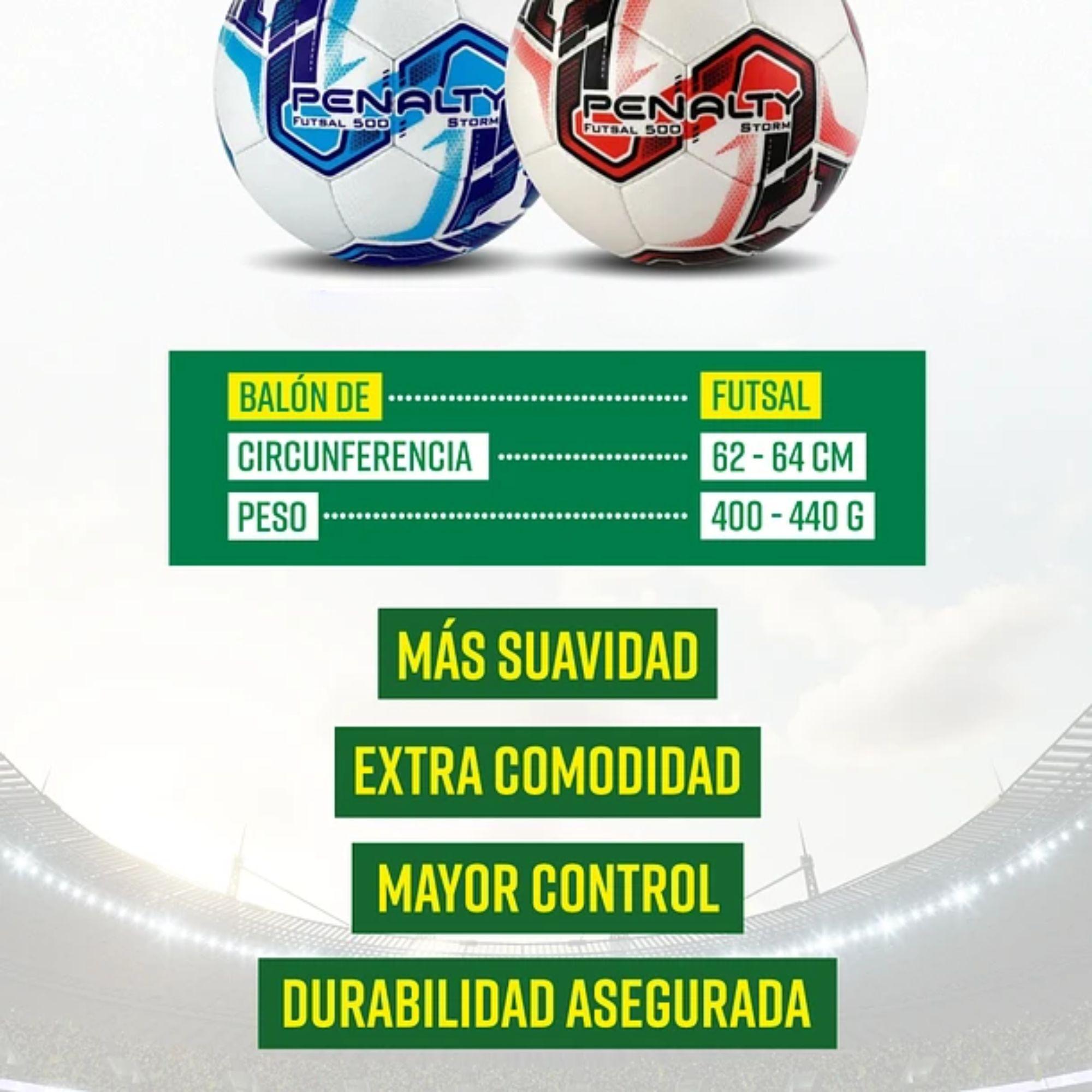 Balon De Futsal/baby Futbol Penalty Storm Bote Bajo-6