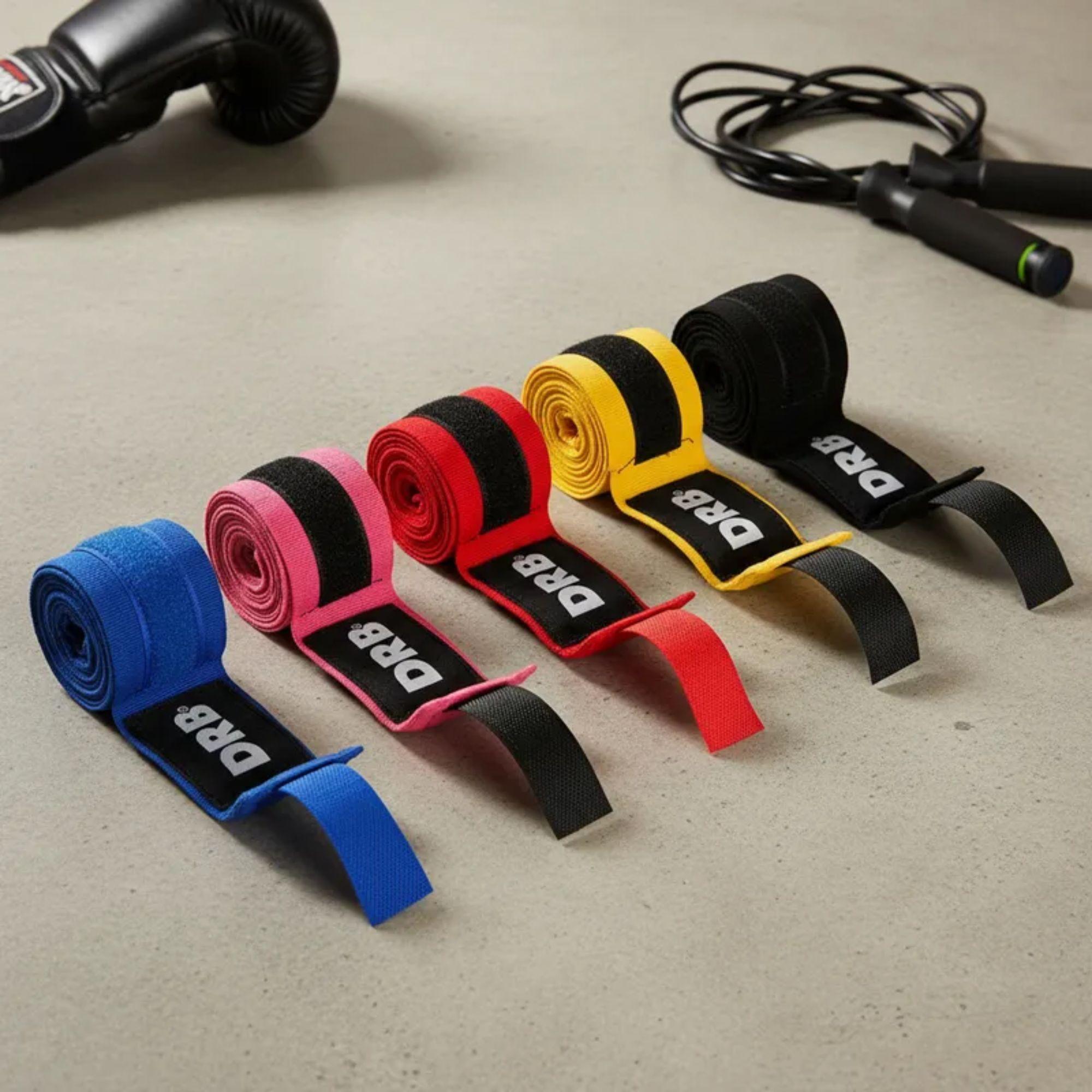 Vendas Boxeo Muay Thai Kickboxing DRB Semi Elásticas Par-7