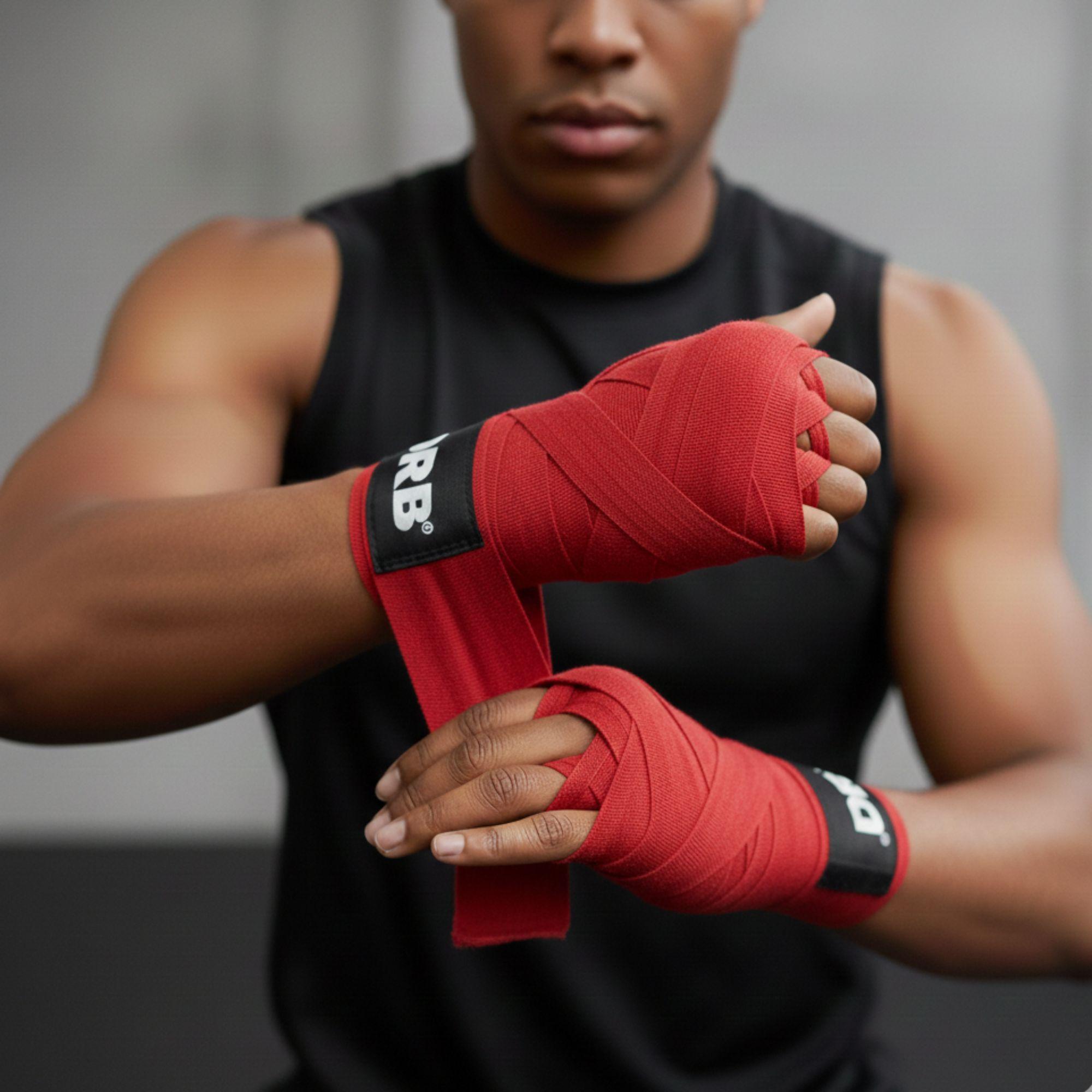 Vendas Boxeo Muay Thai Kickboxing DRB Semi Elásticas Par-3