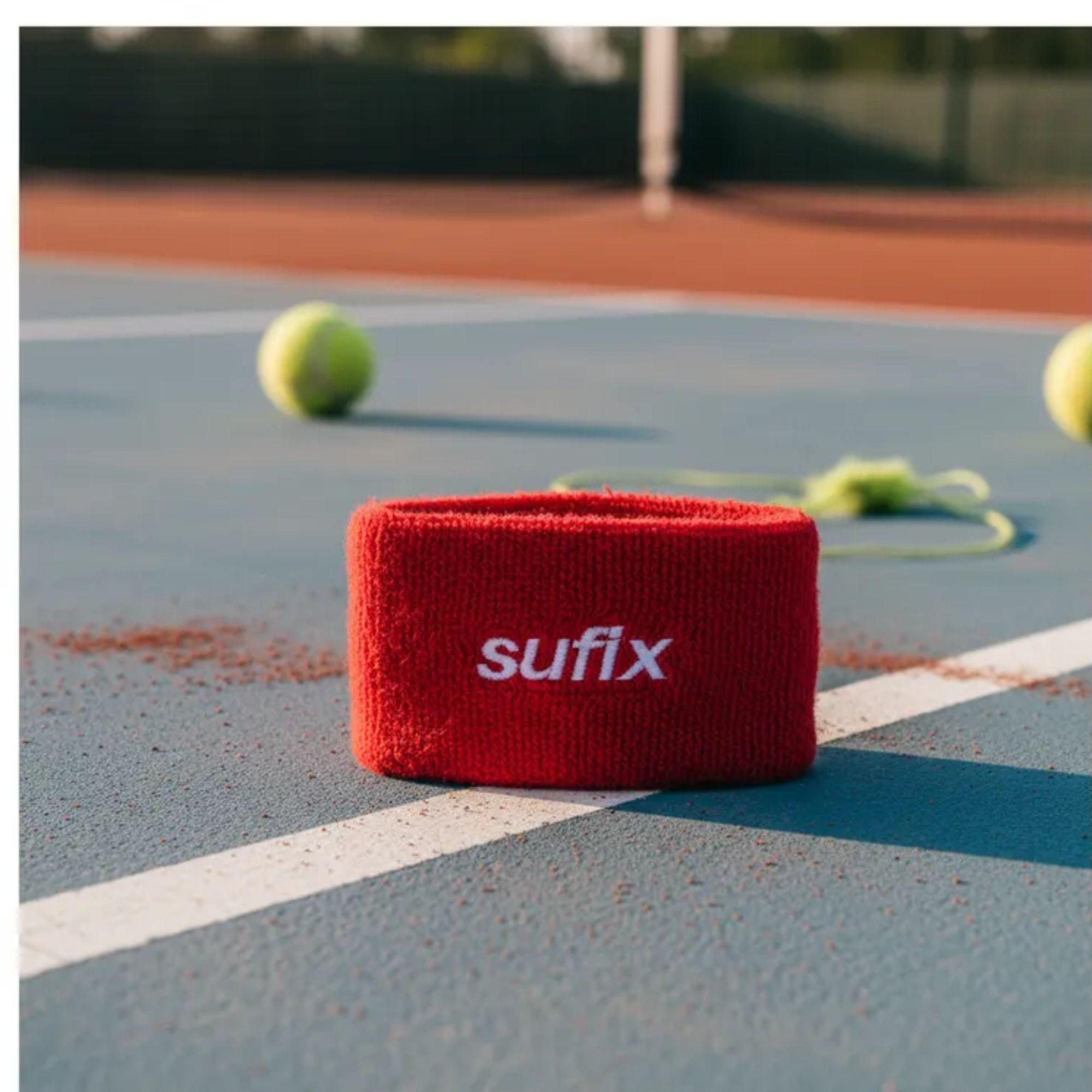 Muñequeras Sufix Algodón Sudor Tenis Pádel Gimnasio Par-5