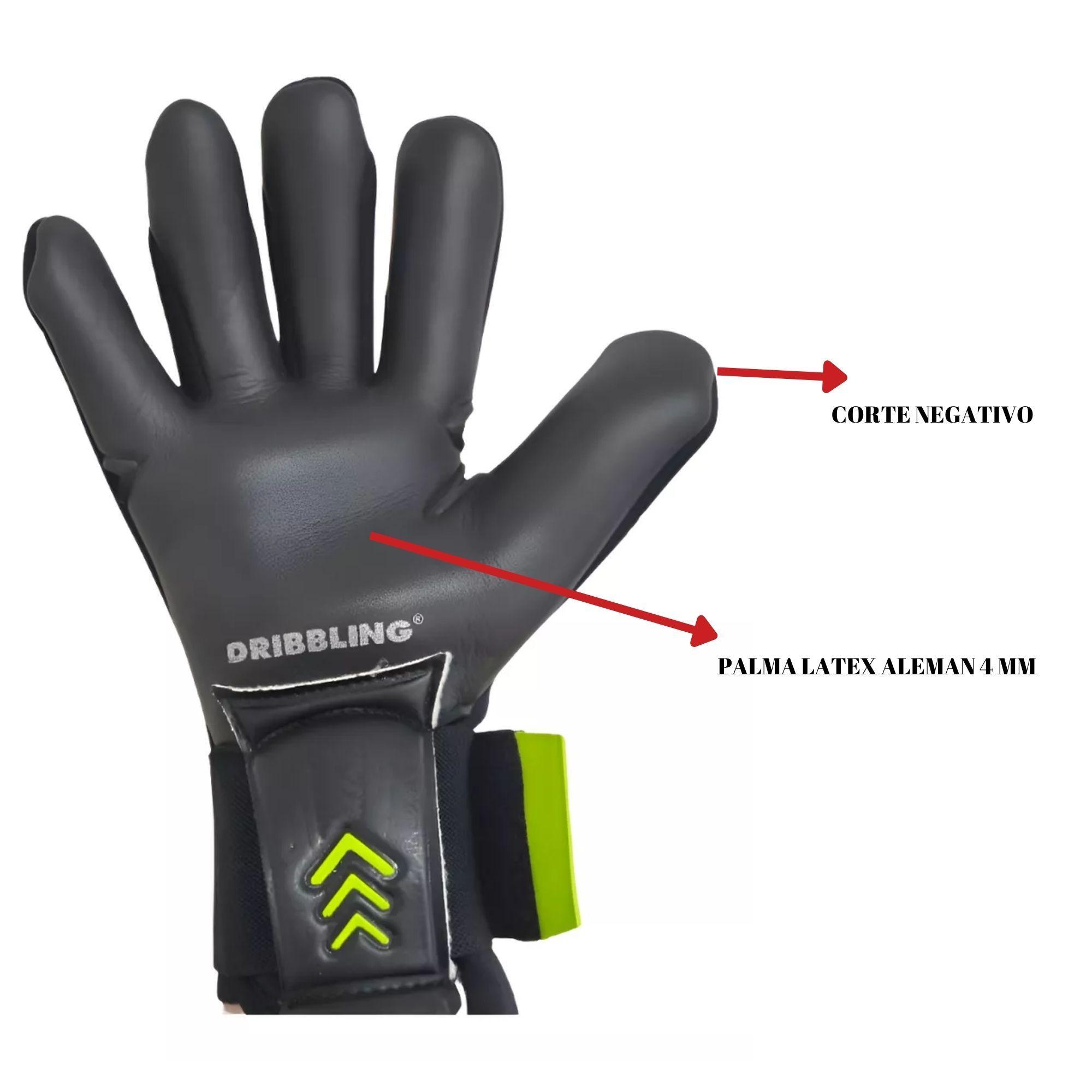 Guantes Arquero Portero Futbol Drb Feline Pro Latex Aleman-5