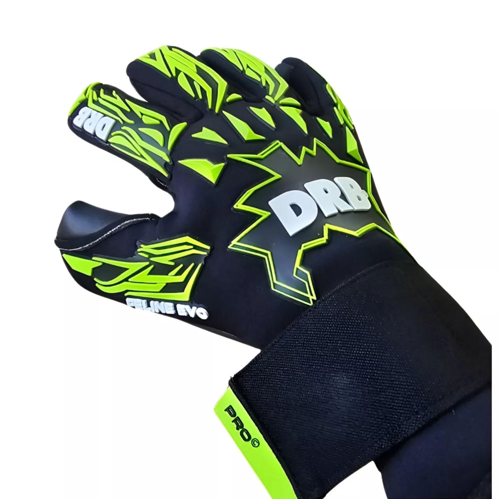 Guantes Arquero Portero Futbol Drb Feline Pro Latex Aleman-6