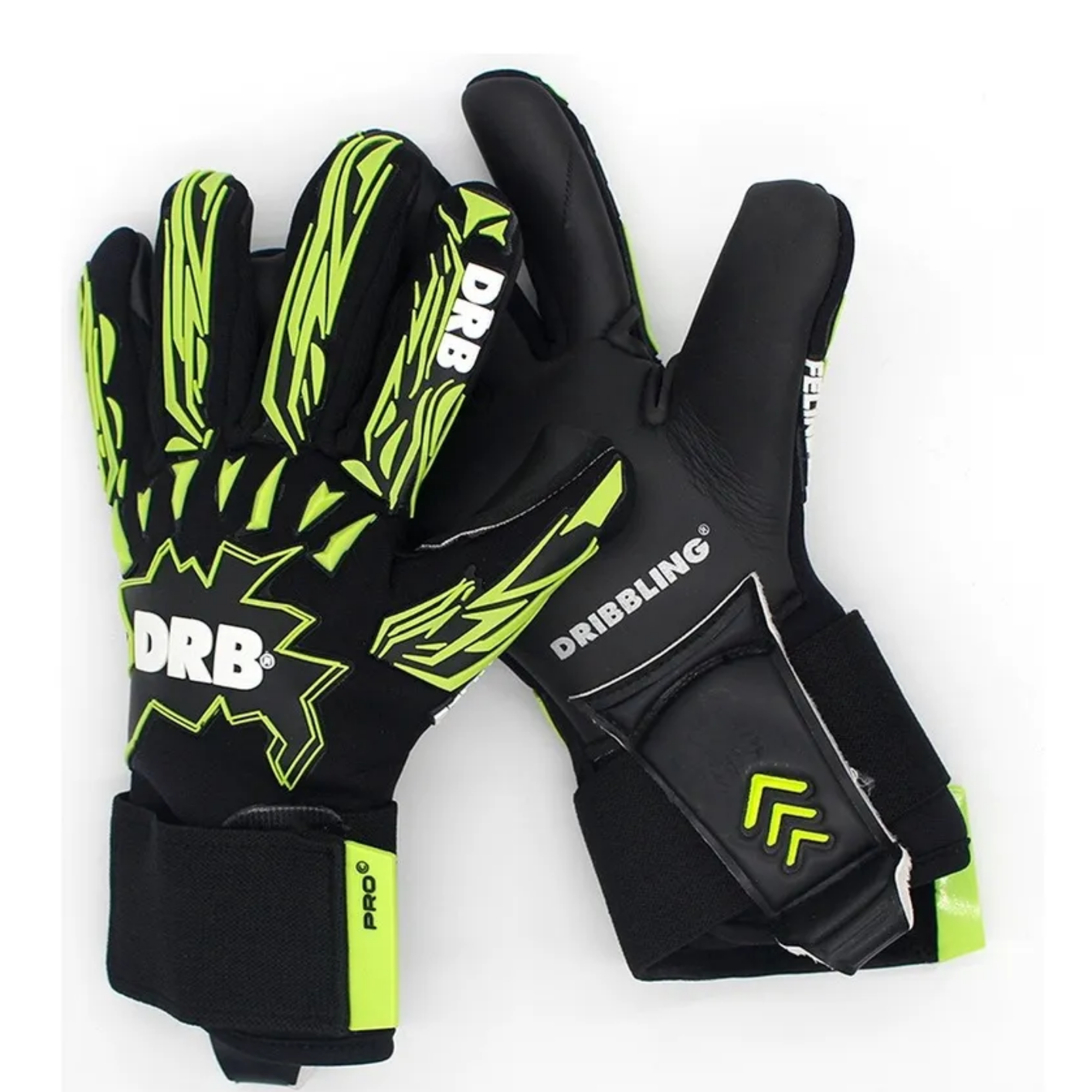 Guantes Arquero Portero Futbol Drb Feline Pro Latex Aleman-9