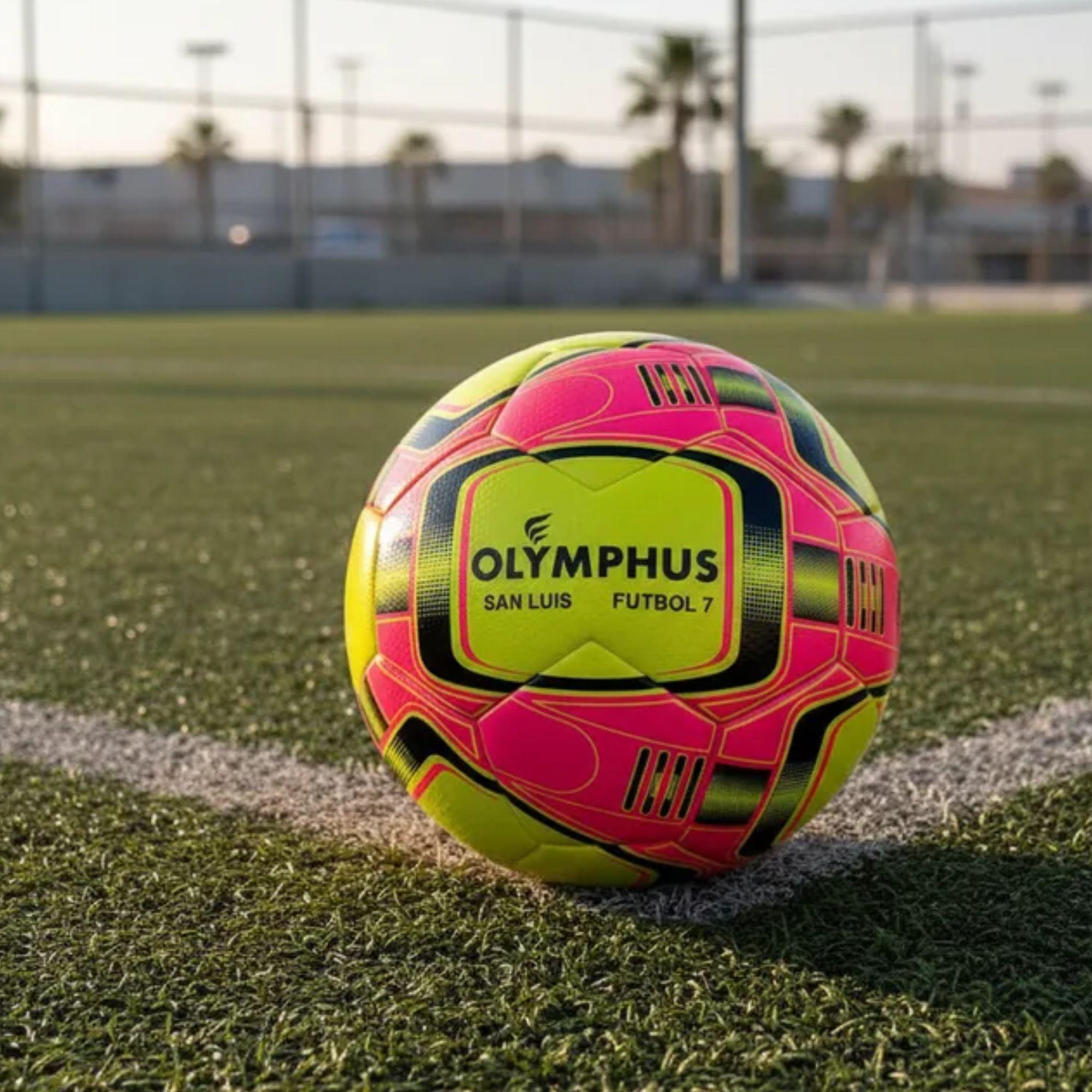 Balon Futbolito Futbol 7 Olymphus San Luis N°5 Bote Medio-8