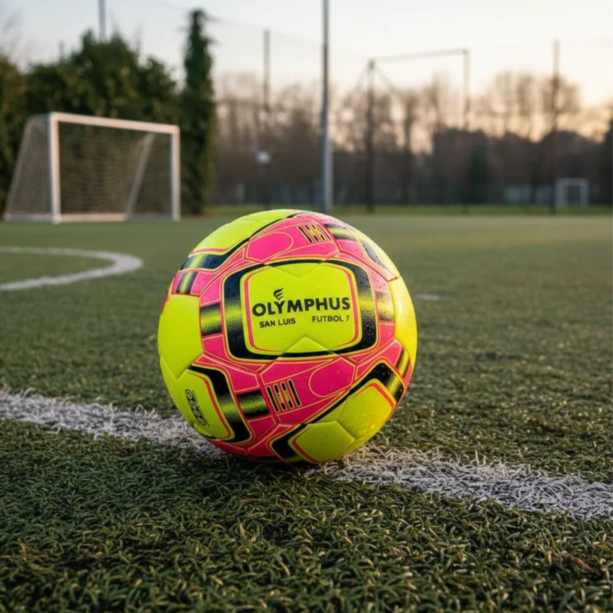 Balon Futbolito Futbol 7 Olymphus San Luis N°5 Bote Medio-9