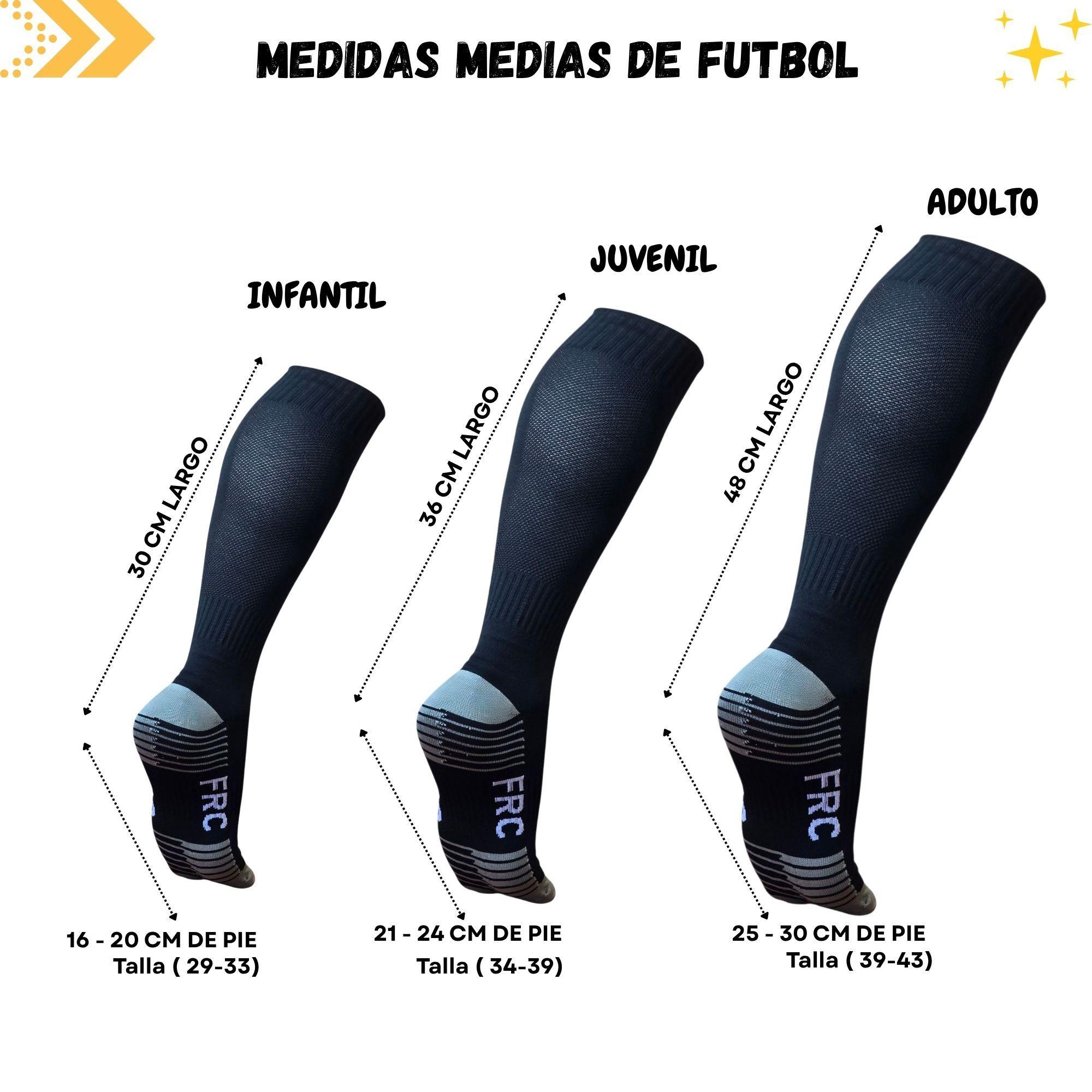Medias de Futbol Adulto Force 39-43 Largas Ventilacion-3