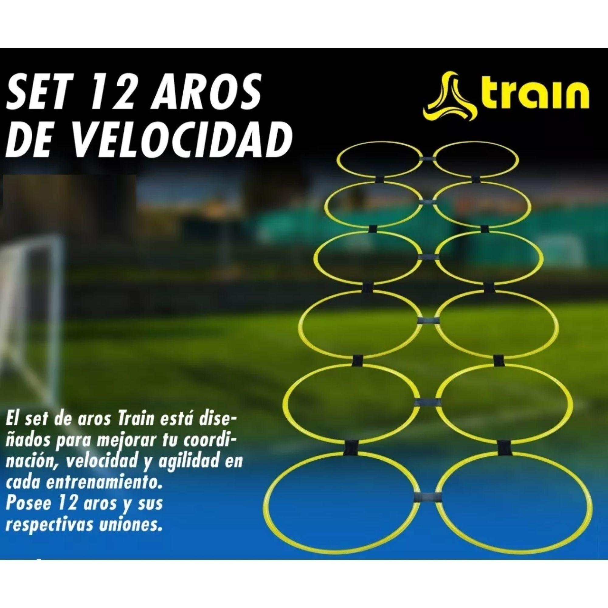 Set 12 Aros Velocidad, Coordinación Train Incluye bolso-6