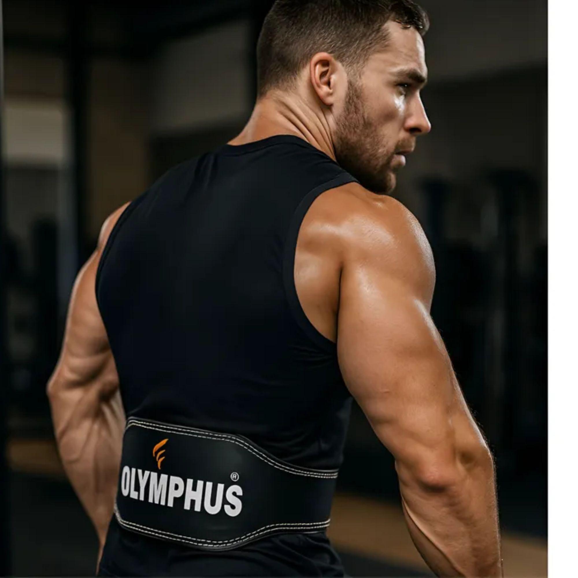 Cinturon Para Levantamiento De Pesas Cuero Para Gym-6