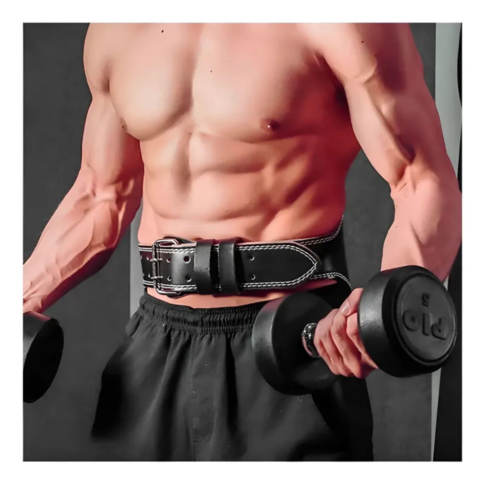 Cinturon Para Levantamiento De Pesas Cuero Para Gym-7
