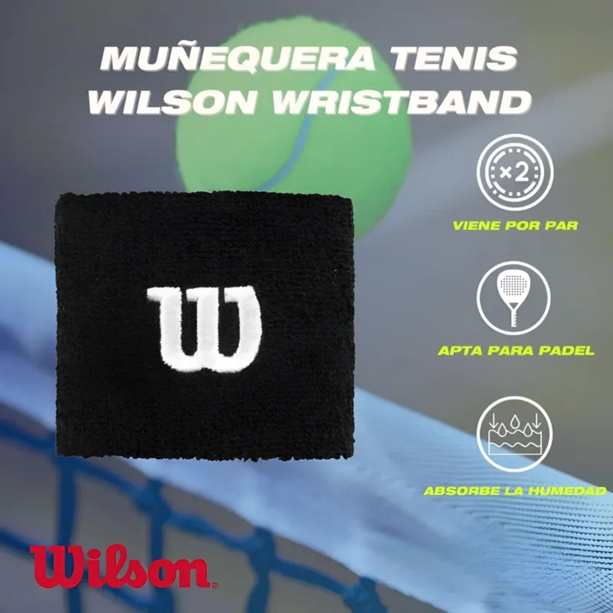 Par Muñequera de Tenis Deportiva Sudor Wilson-4