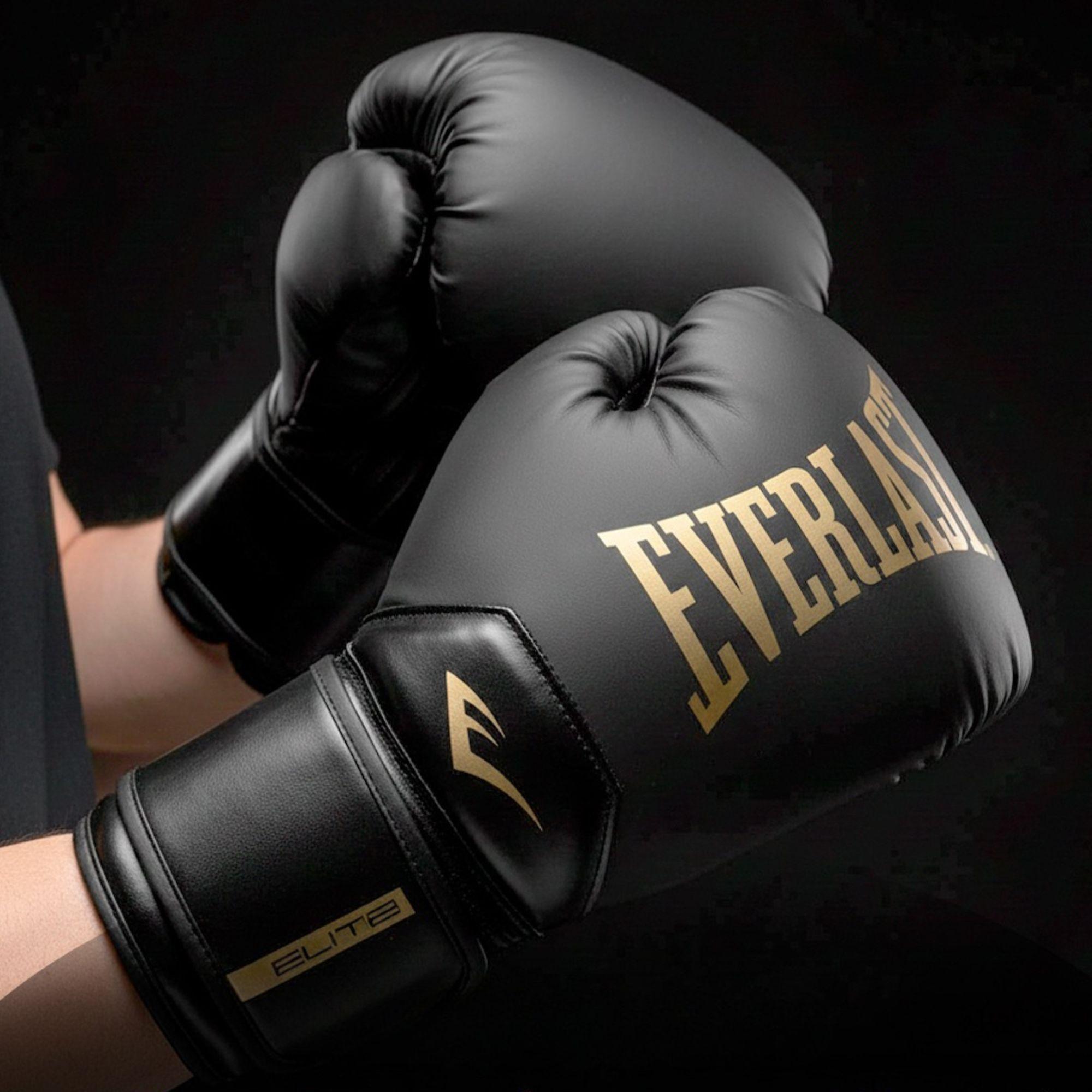 Guantes de Box Everlast Pro Style Elite Negro-2