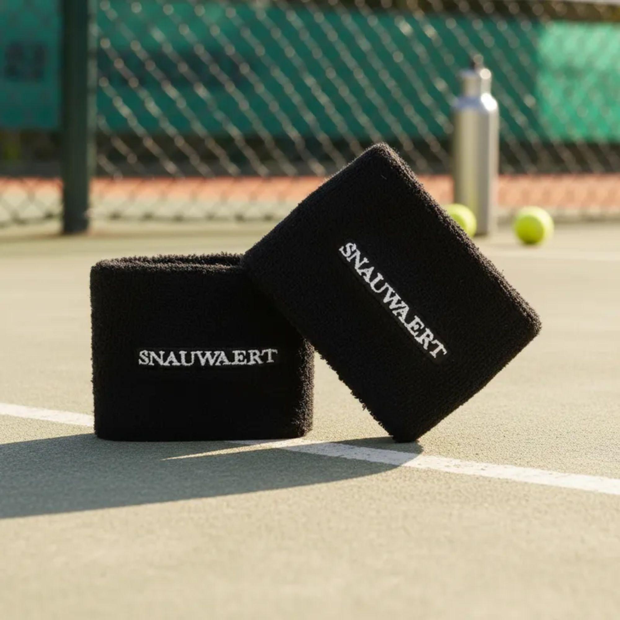 Par Muñequera de Tenis Deportiva Sudor Unisex-3