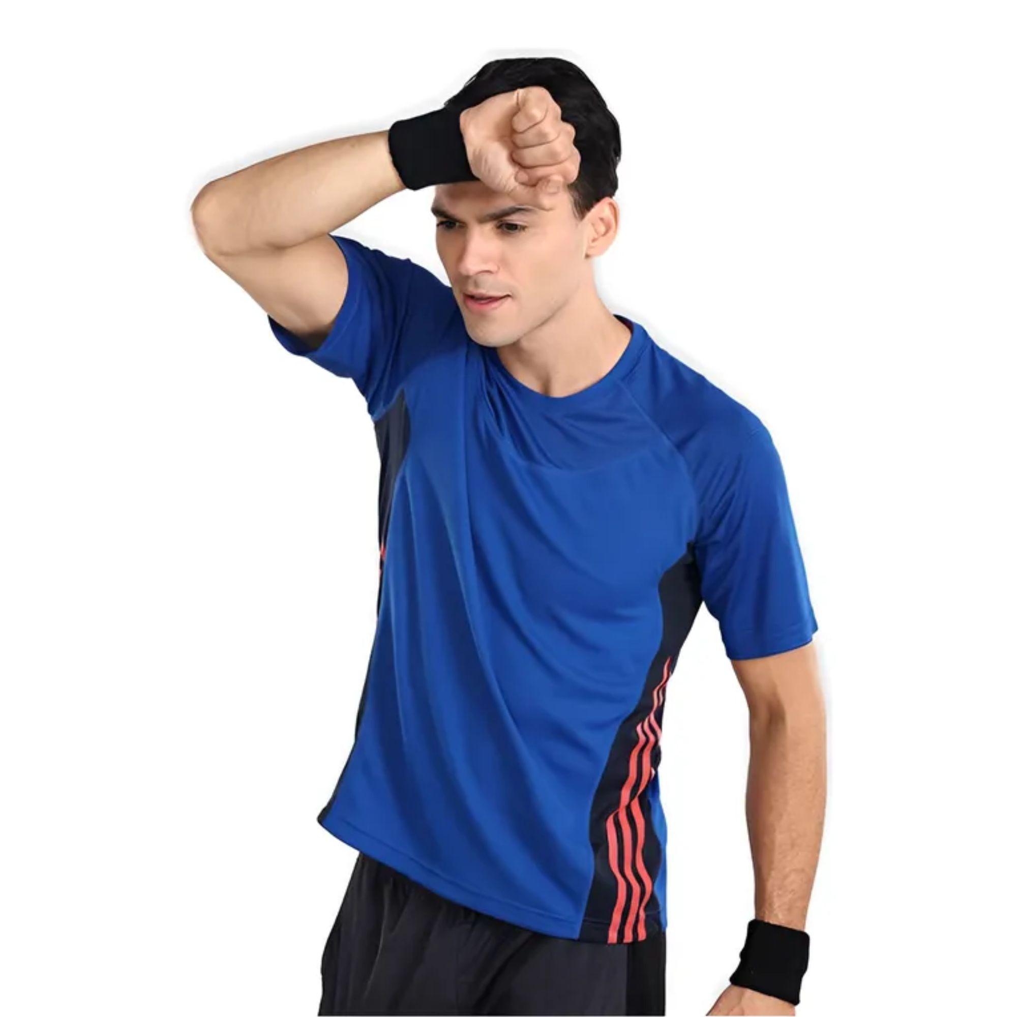 Par Muñequera de Tenis Deportiva Sudor Unisex-4