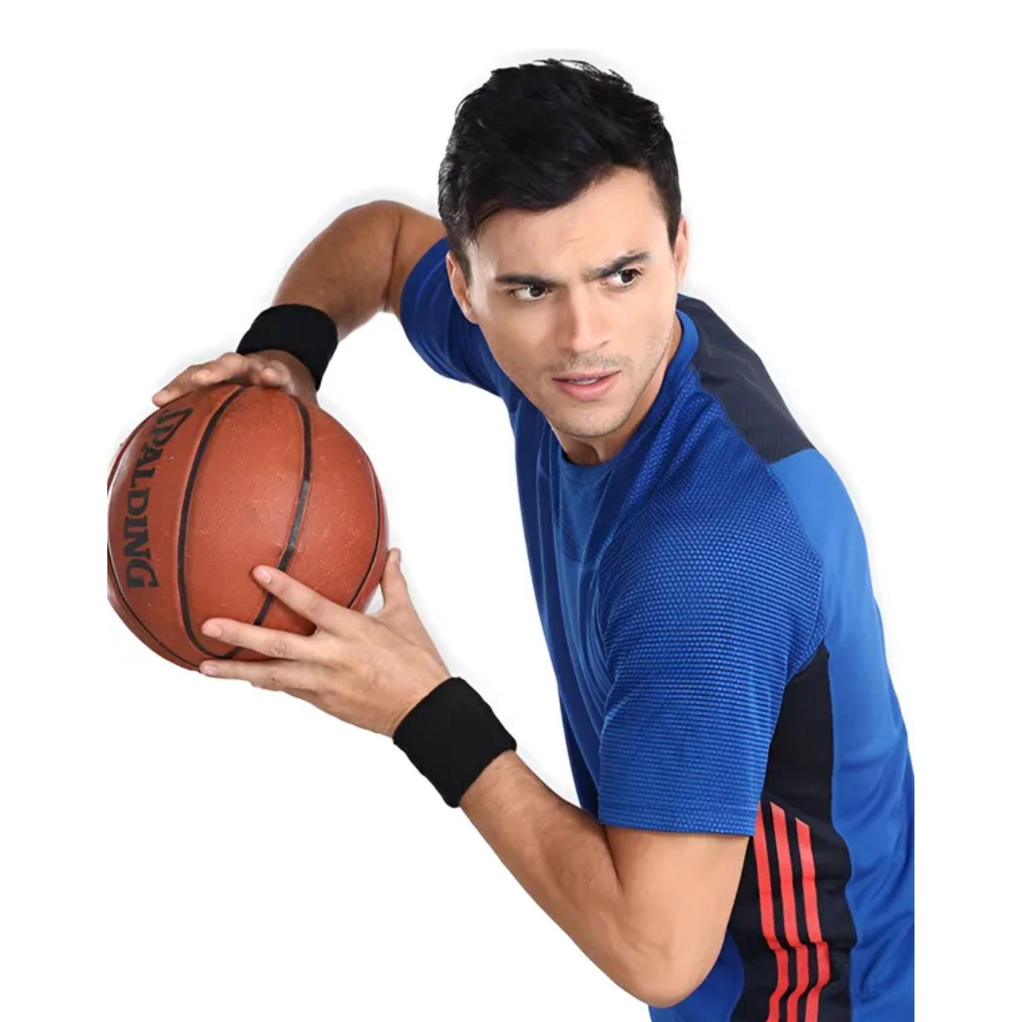 Par Muñequera de Tenis Deportiva Sudor Unisex-5