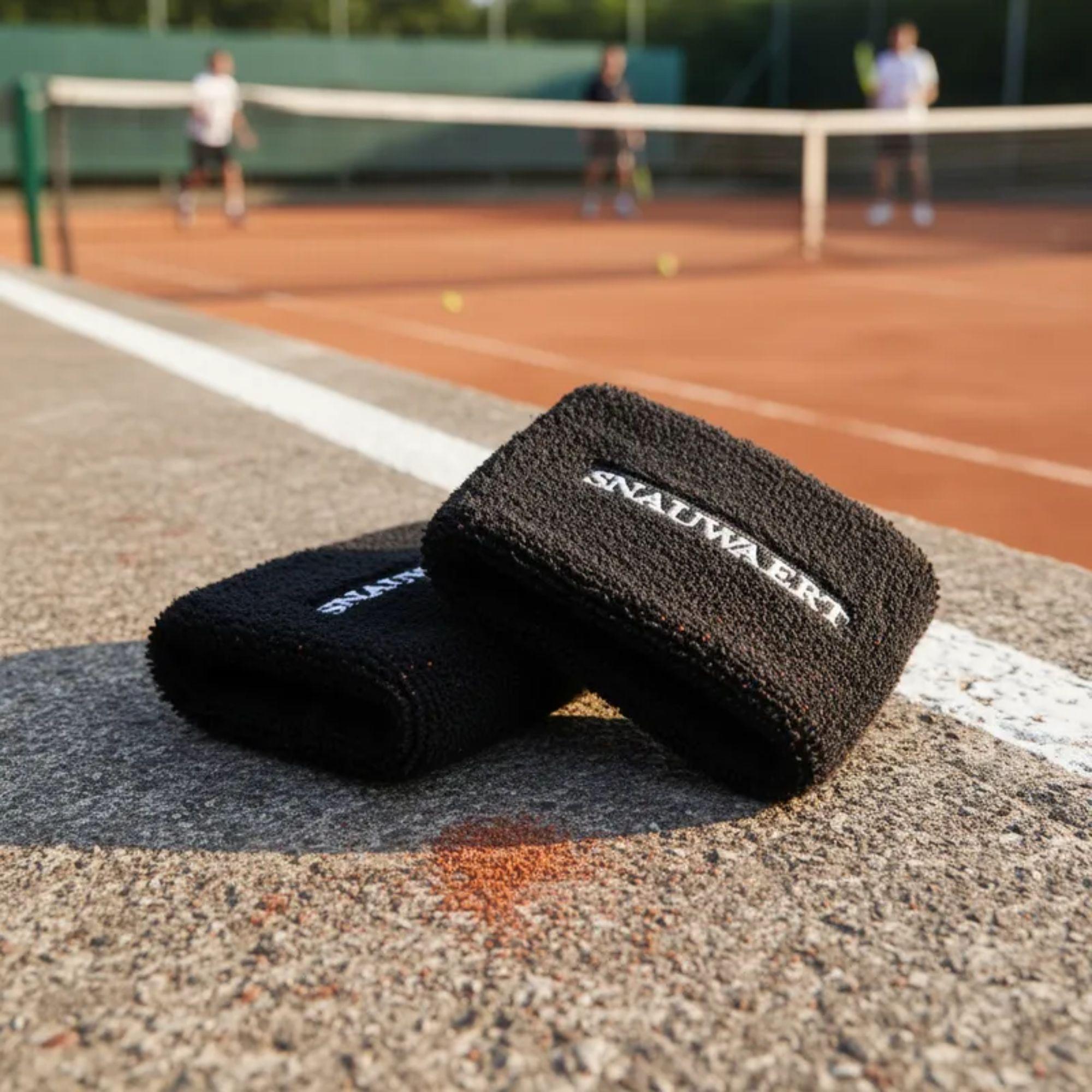 Par Muñequera de Tenis Deportiva Sudor Unisex-9