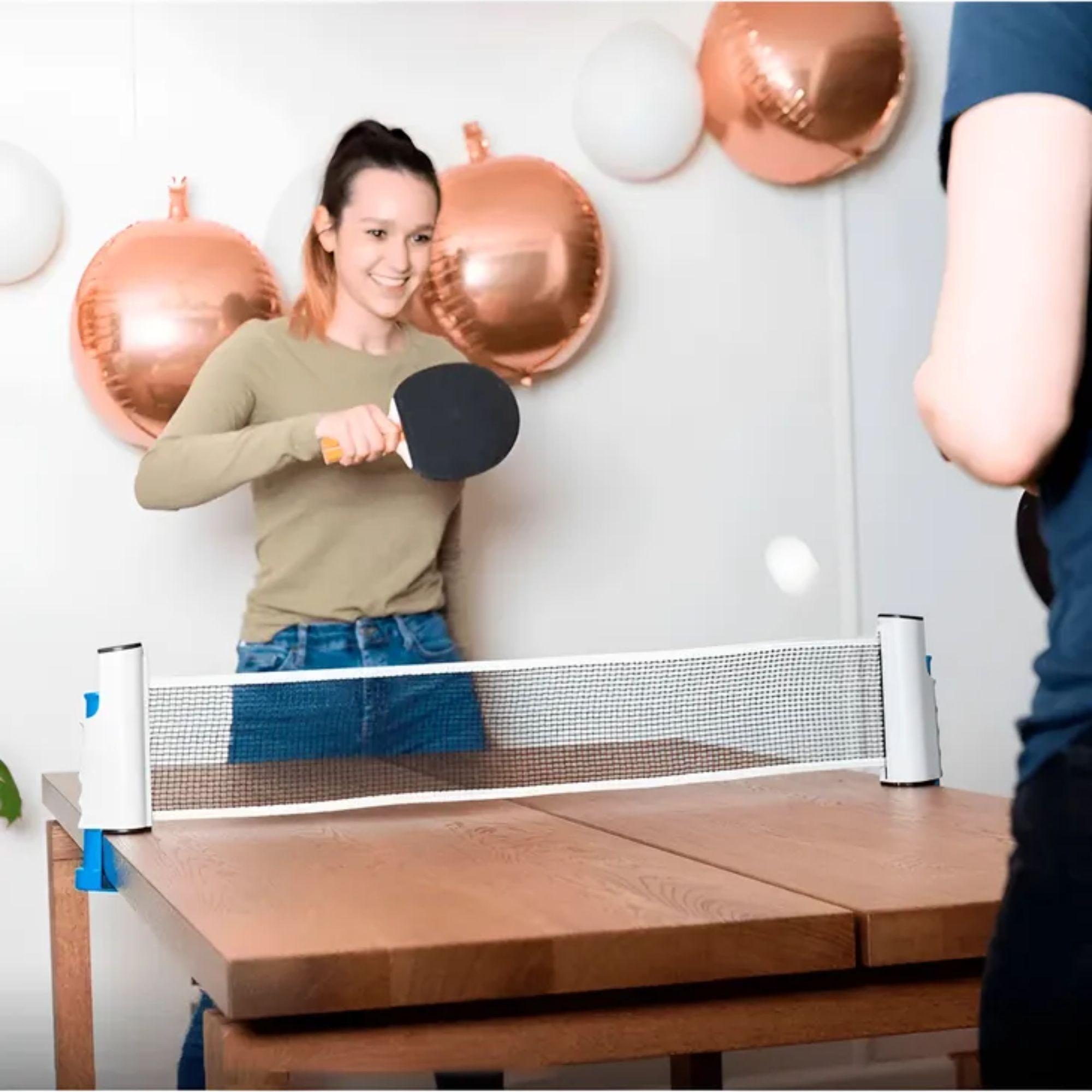 Malla Red De Ping Pong Retractil Adaptable Uktime-7