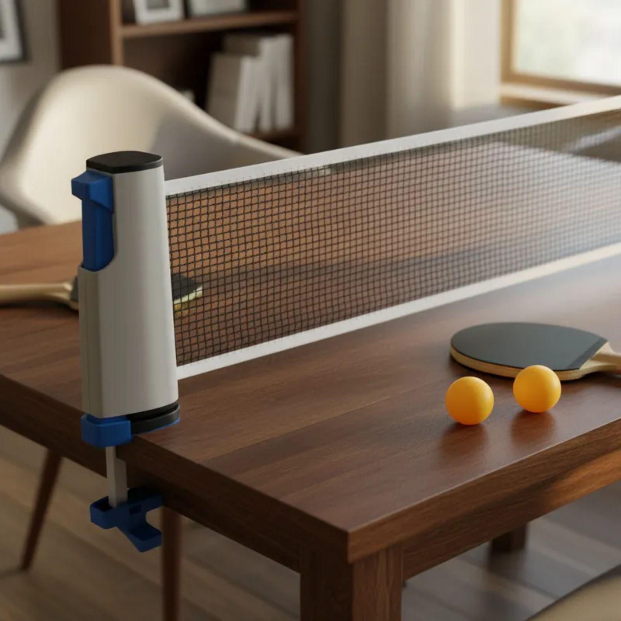 Malla Red De Ping Pong Retractil Adaptable Uktime-8