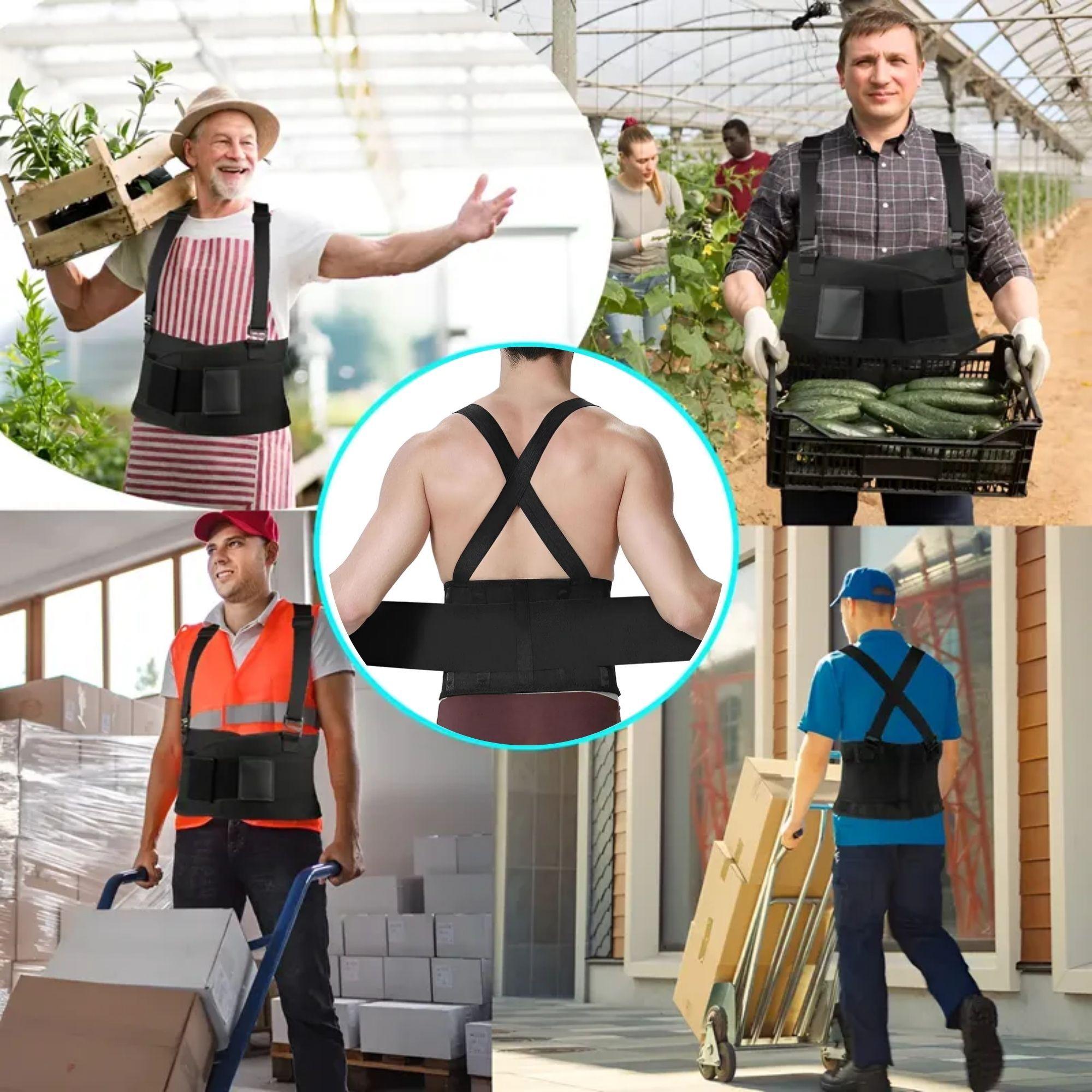 Faja Laboral Lumbar Industrial Seguridad Trabajo Carga-5