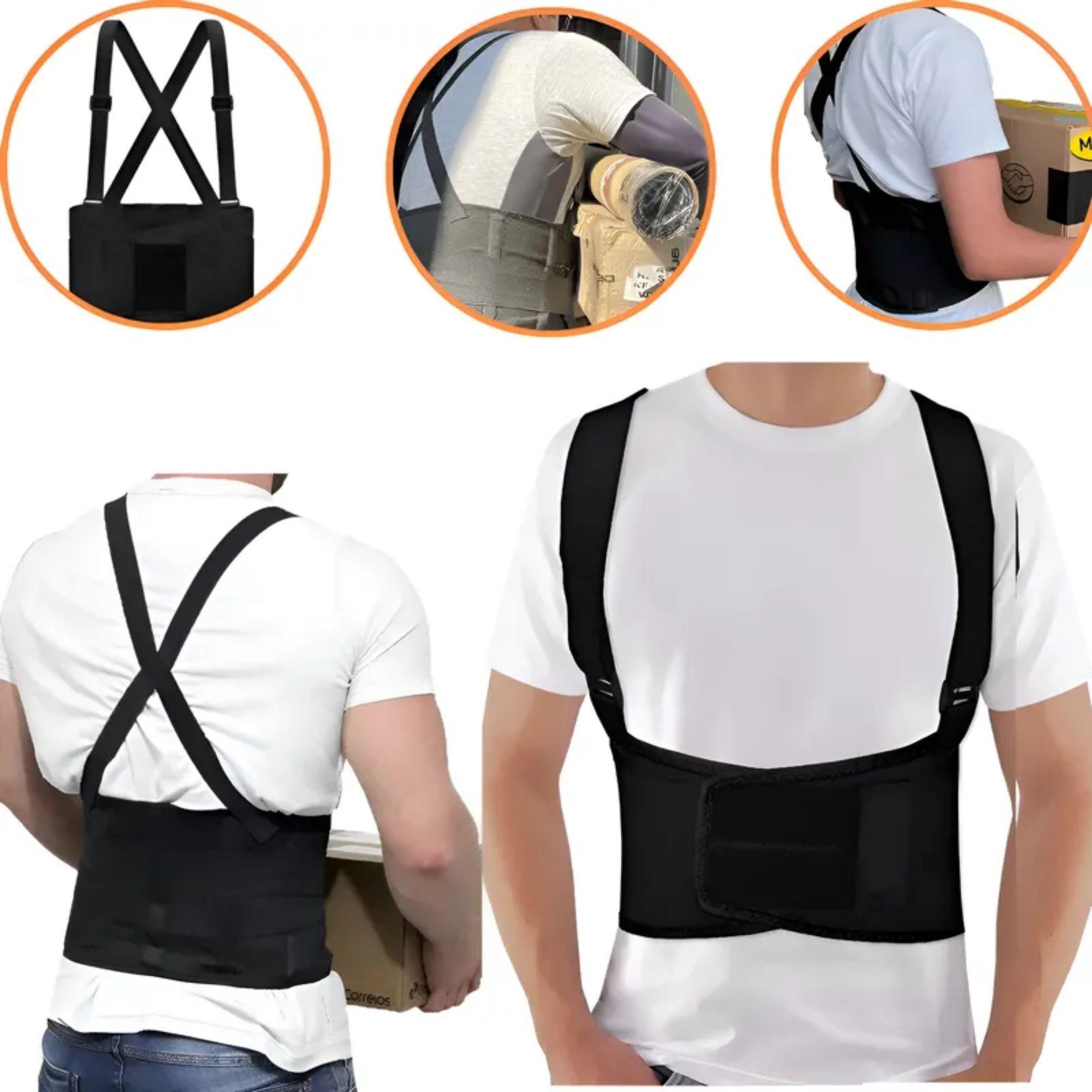 Faja Laboral Lumbar Industrial Seguridad Trabajo Carga-6