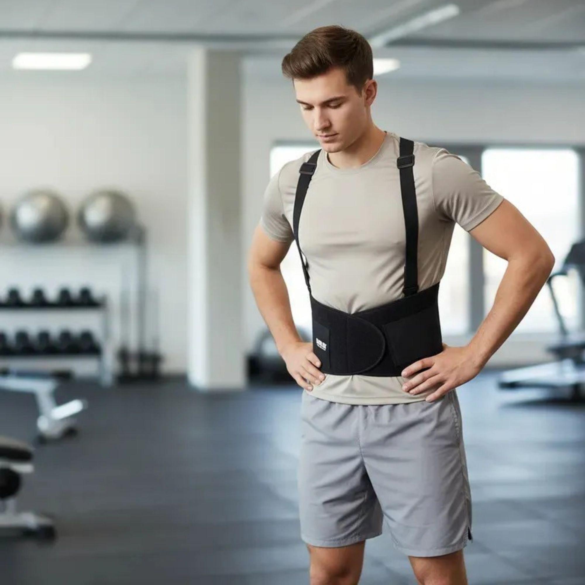 Faja Laboral Lumbar Industrial Seguridad Trabajo Carga-7