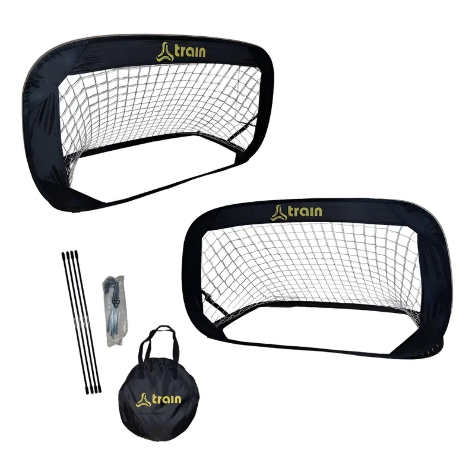 Set 2 Arcos De Fútbol Plegables Train Con Funda (122x66 Cm)-0