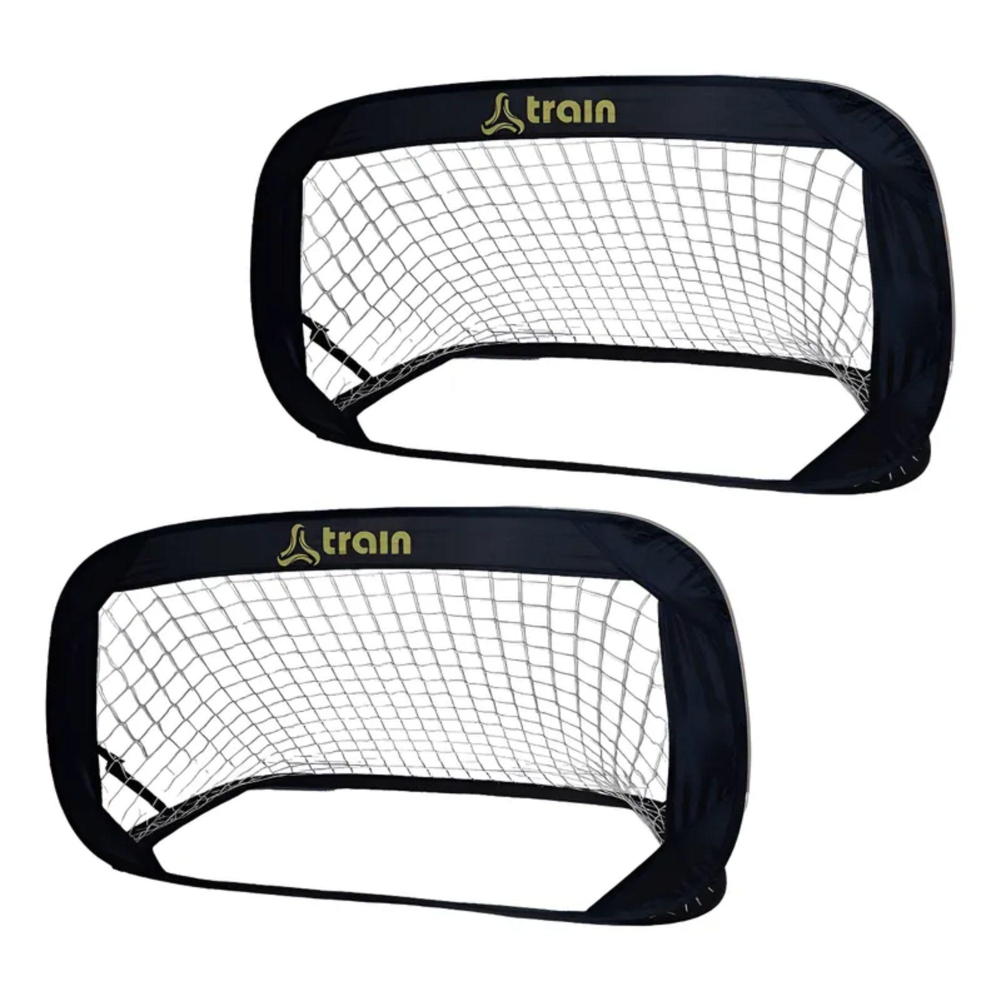 Set 2 Arcos De Fútbol Plegables Train Con Funda (122x66 Cm)-1