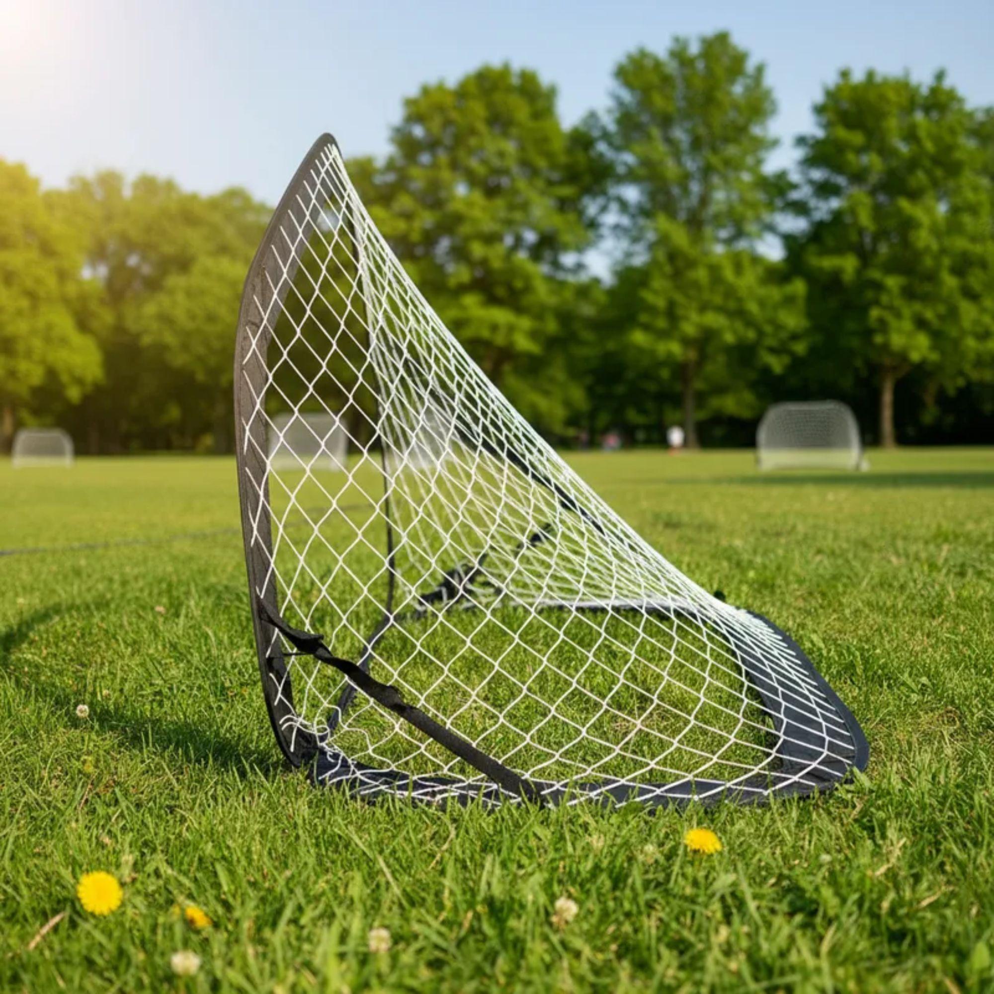 Set 2 Arcos De Fútbol Plegables Train Con Funda (122x66 Cm)-3