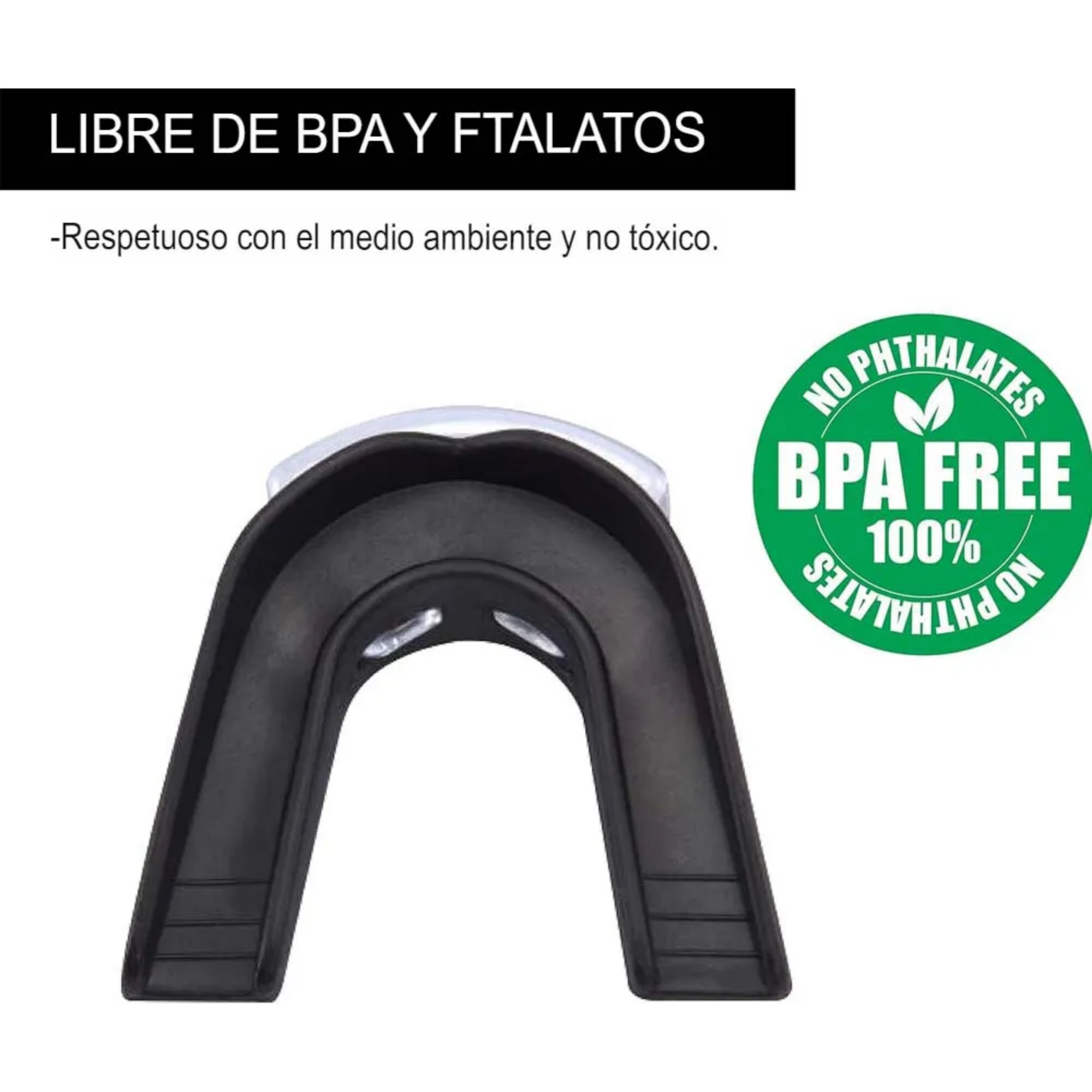 Protector Bucal Everlast Negro Doble-2