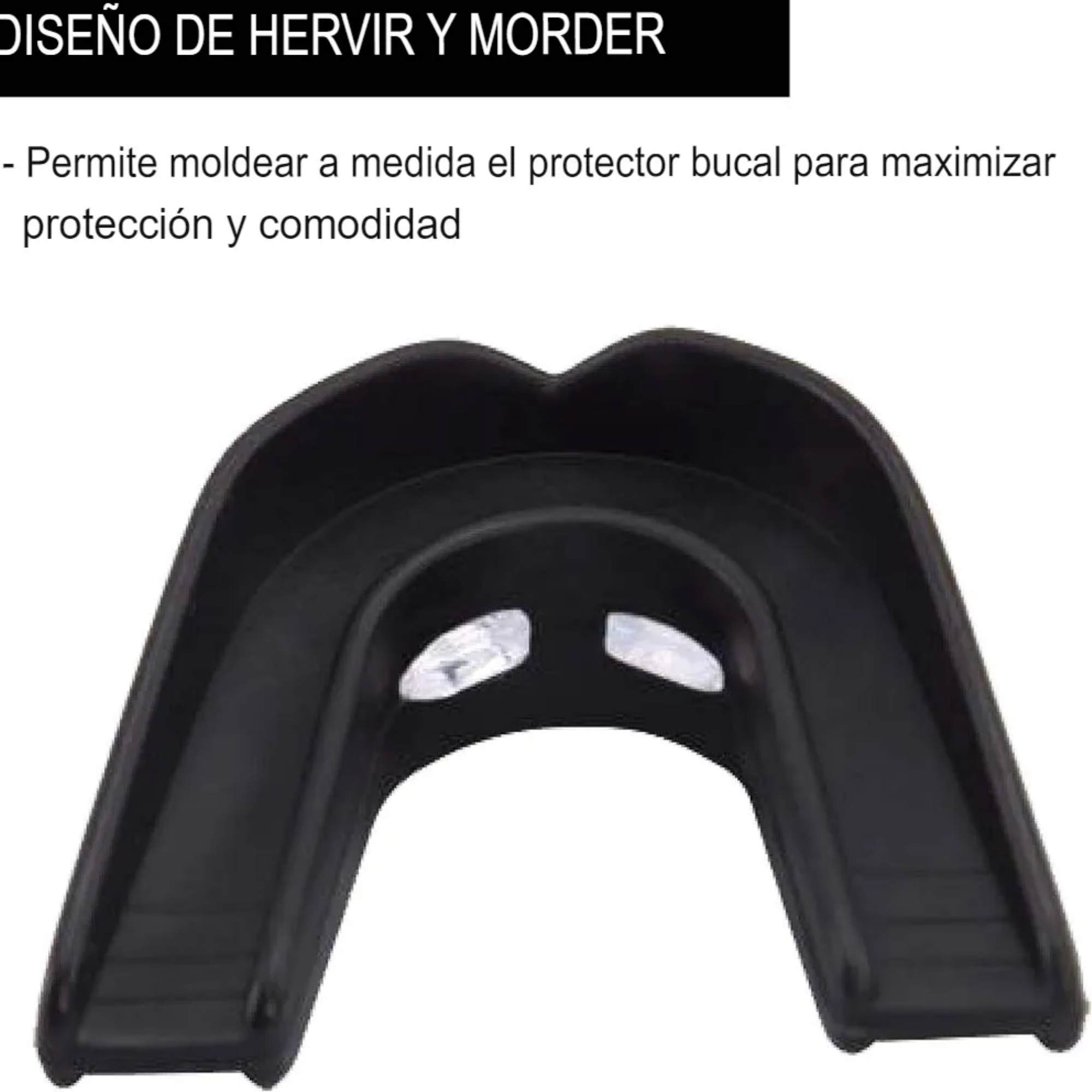 Protector Bucal Everlast Negro Doble-3