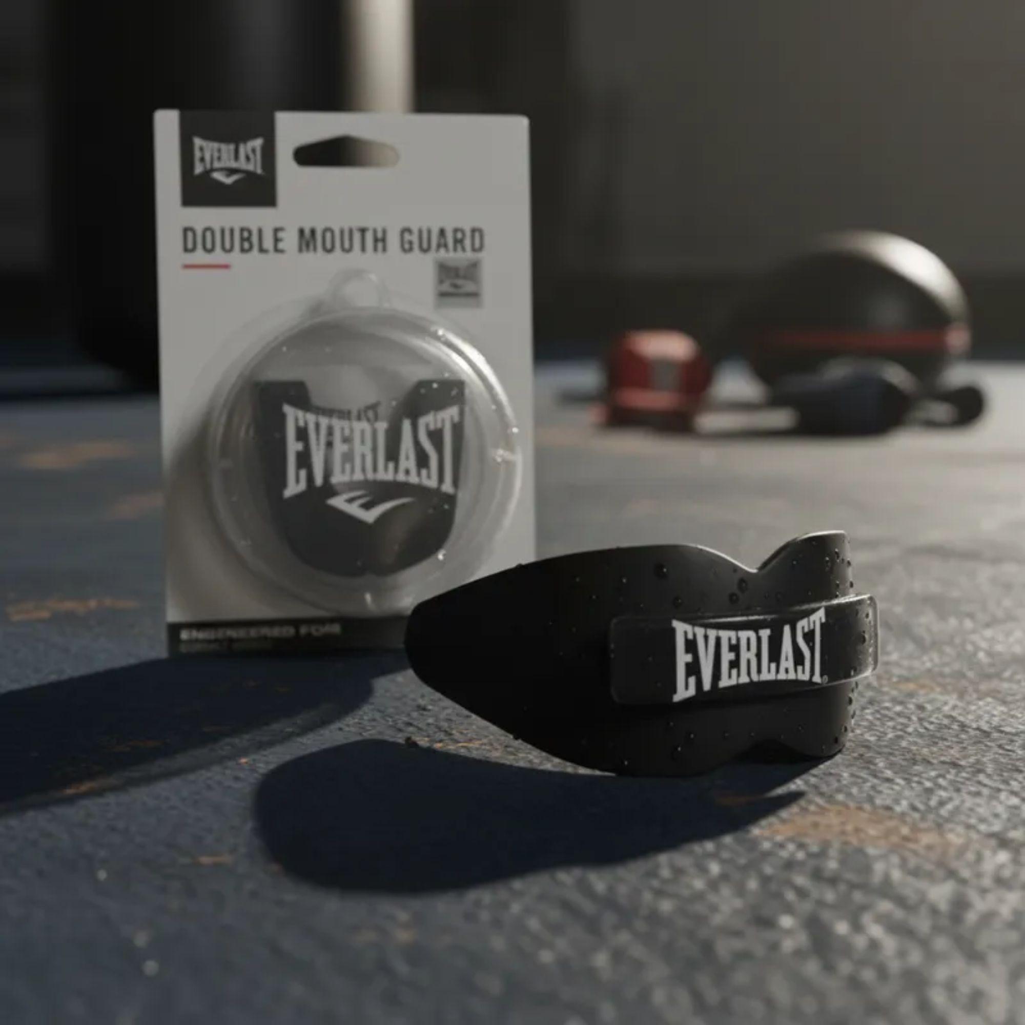 Protector Bucal Everlast Negro Doble-8