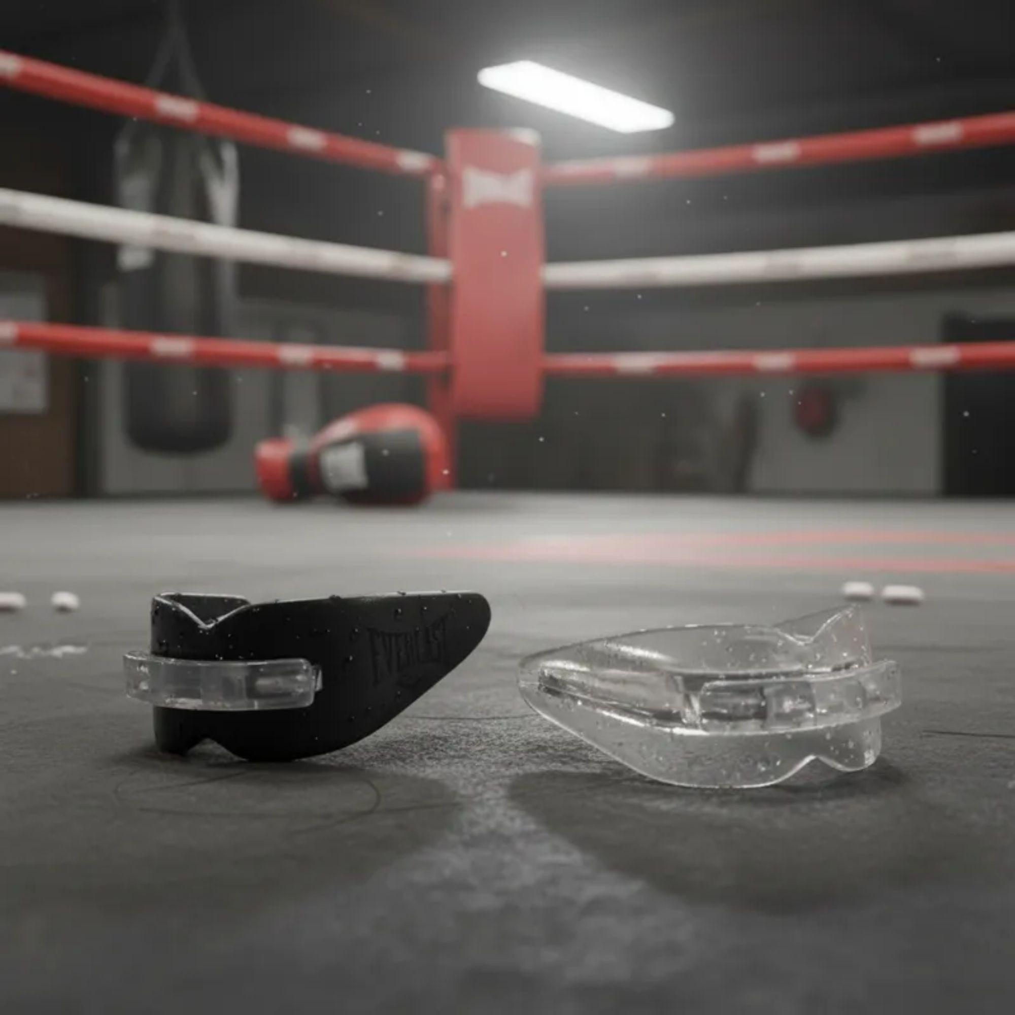 Protector Bucal Everlast Negro Doble-9