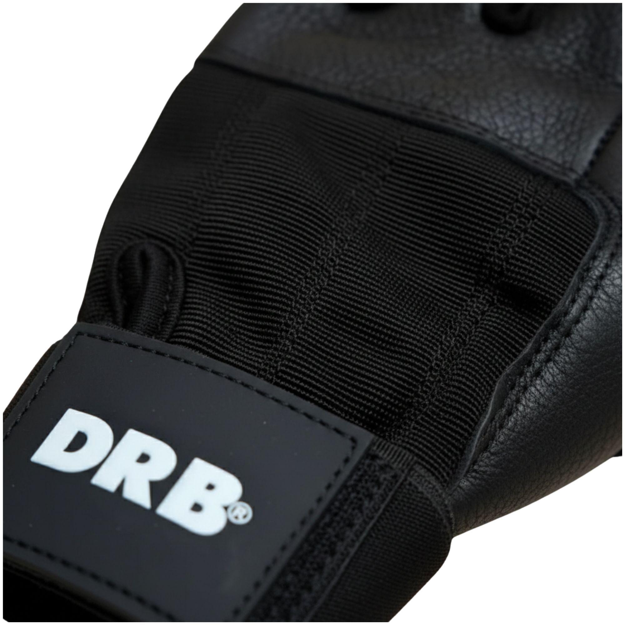 Guantes Fitness Drb Cuero Con Muñequera - Pesas Y Gimasio-1