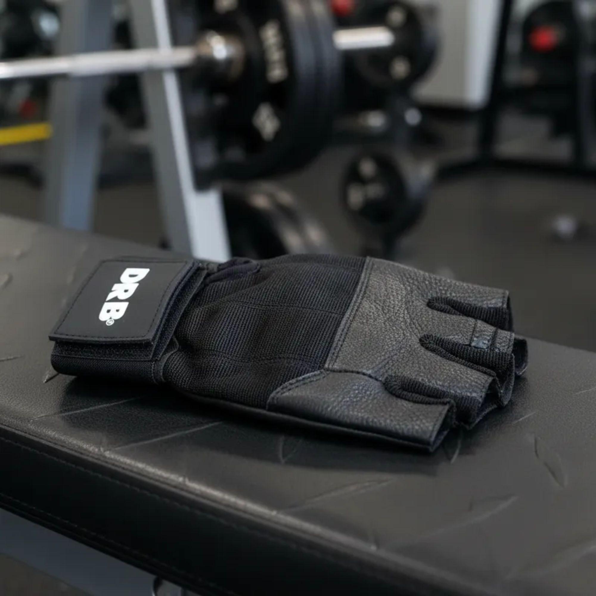 Guantes Fitness Drb Cuero Con Muñequera - Pesas Y Gimasio-7