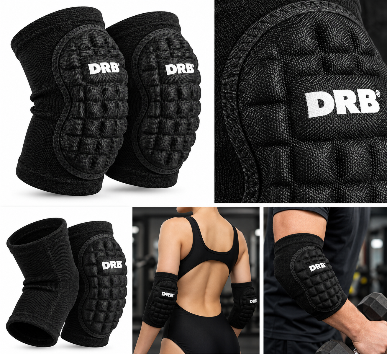 Coderas Voleibol Arquero Patín DRB Acolchadas Par-6