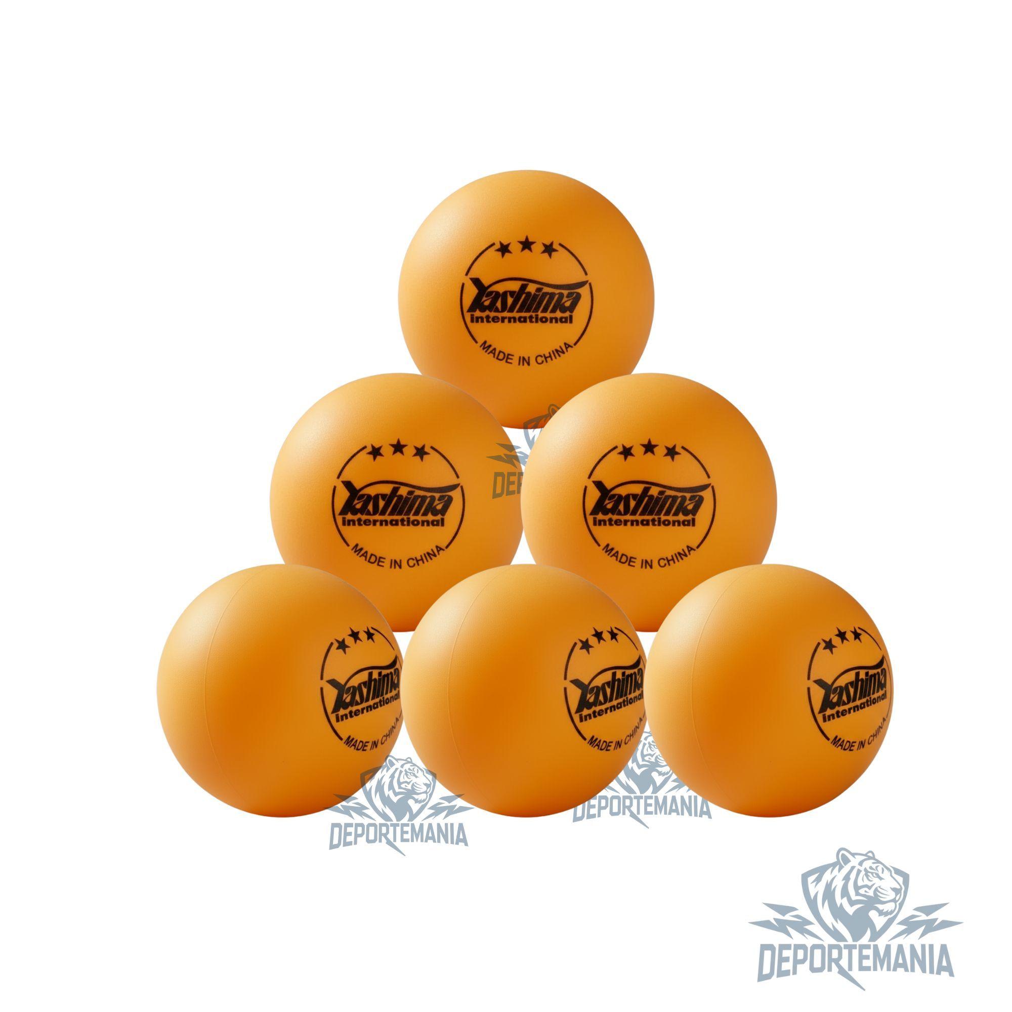 Set 6 Pelotas Ping Pong 3 Estrellas - Tenis De Mesa-6