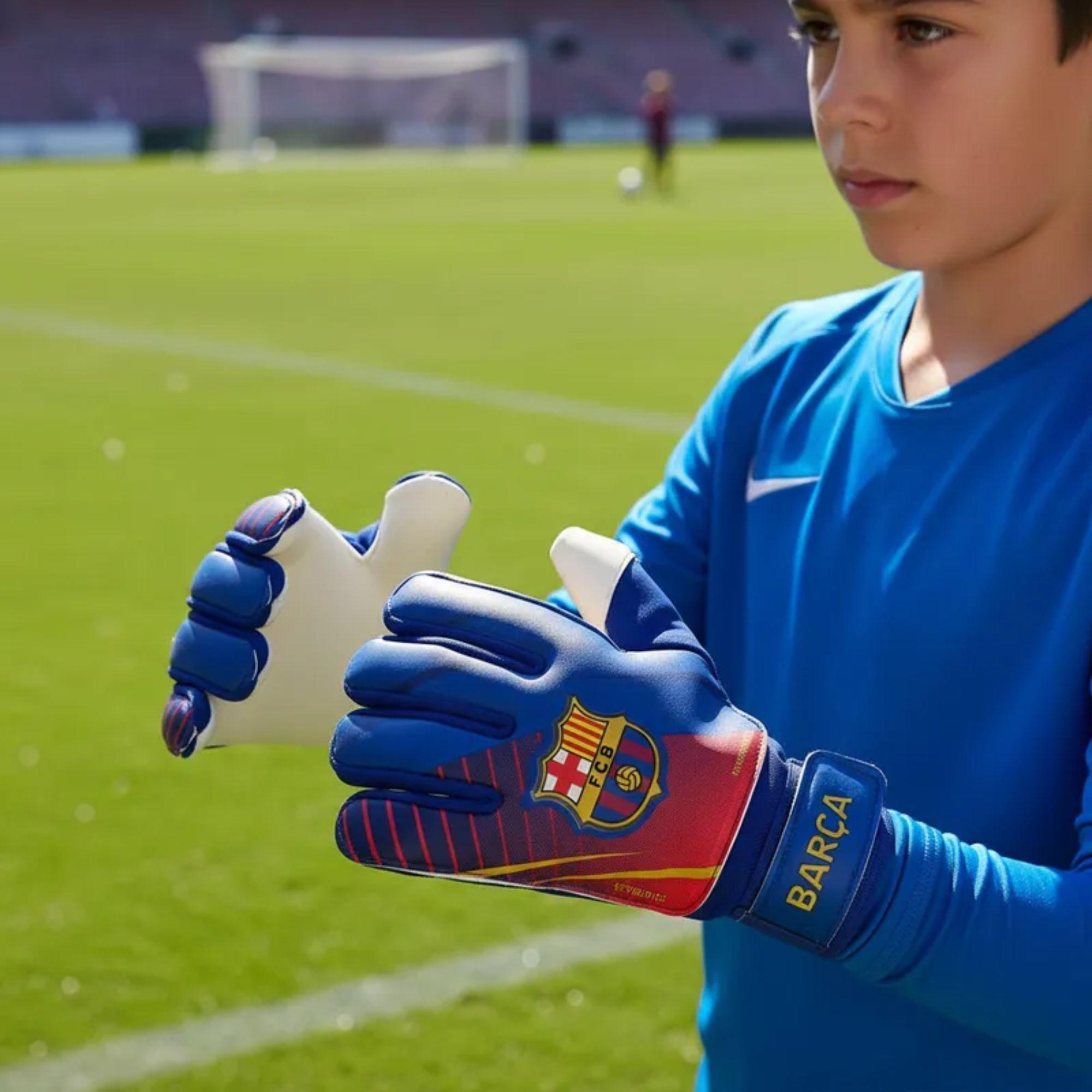 Guantes Arquero Barcelona Niño Licencia Original DRB-6