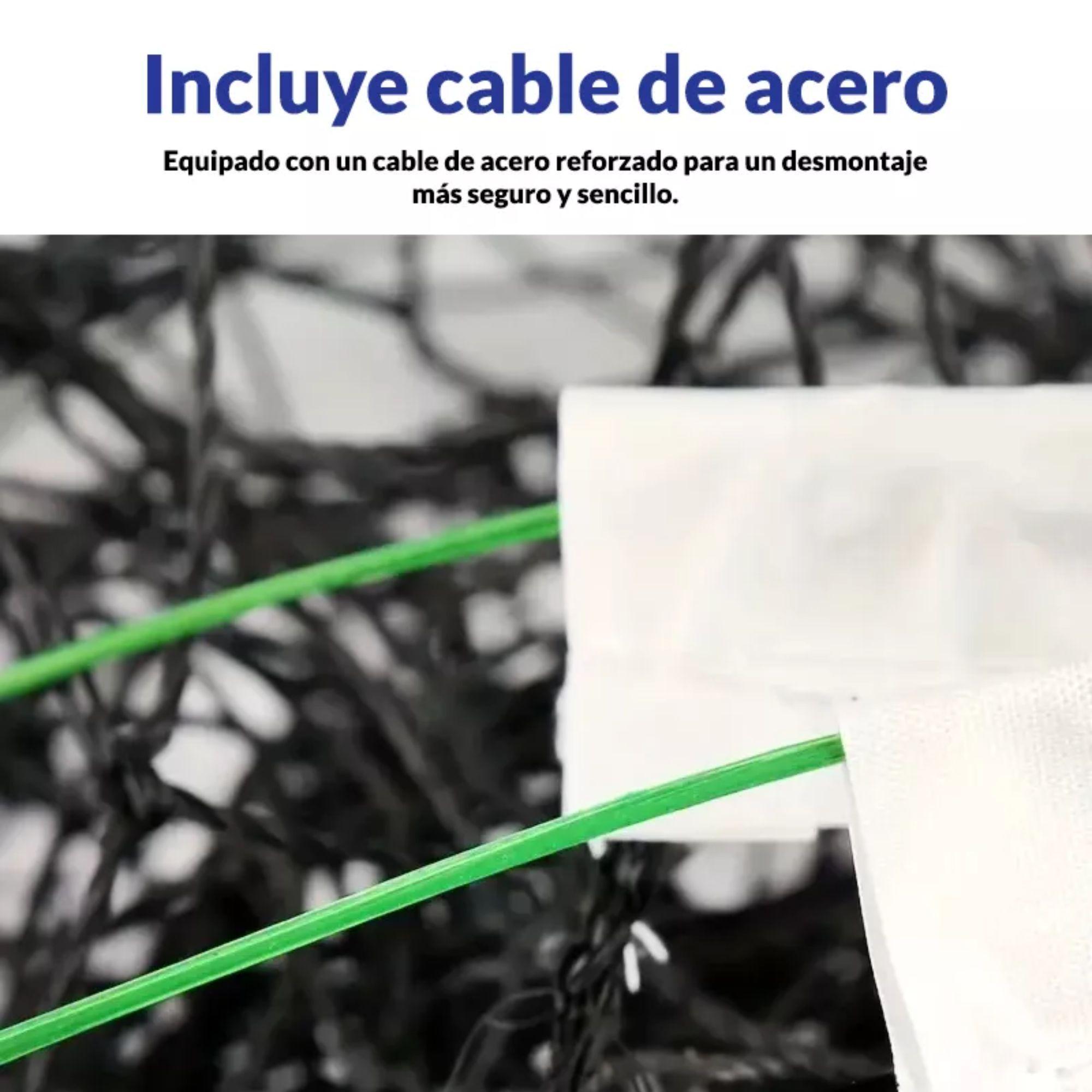 Red De Voleibol 2.0 Mm Con Cable Acerado-4