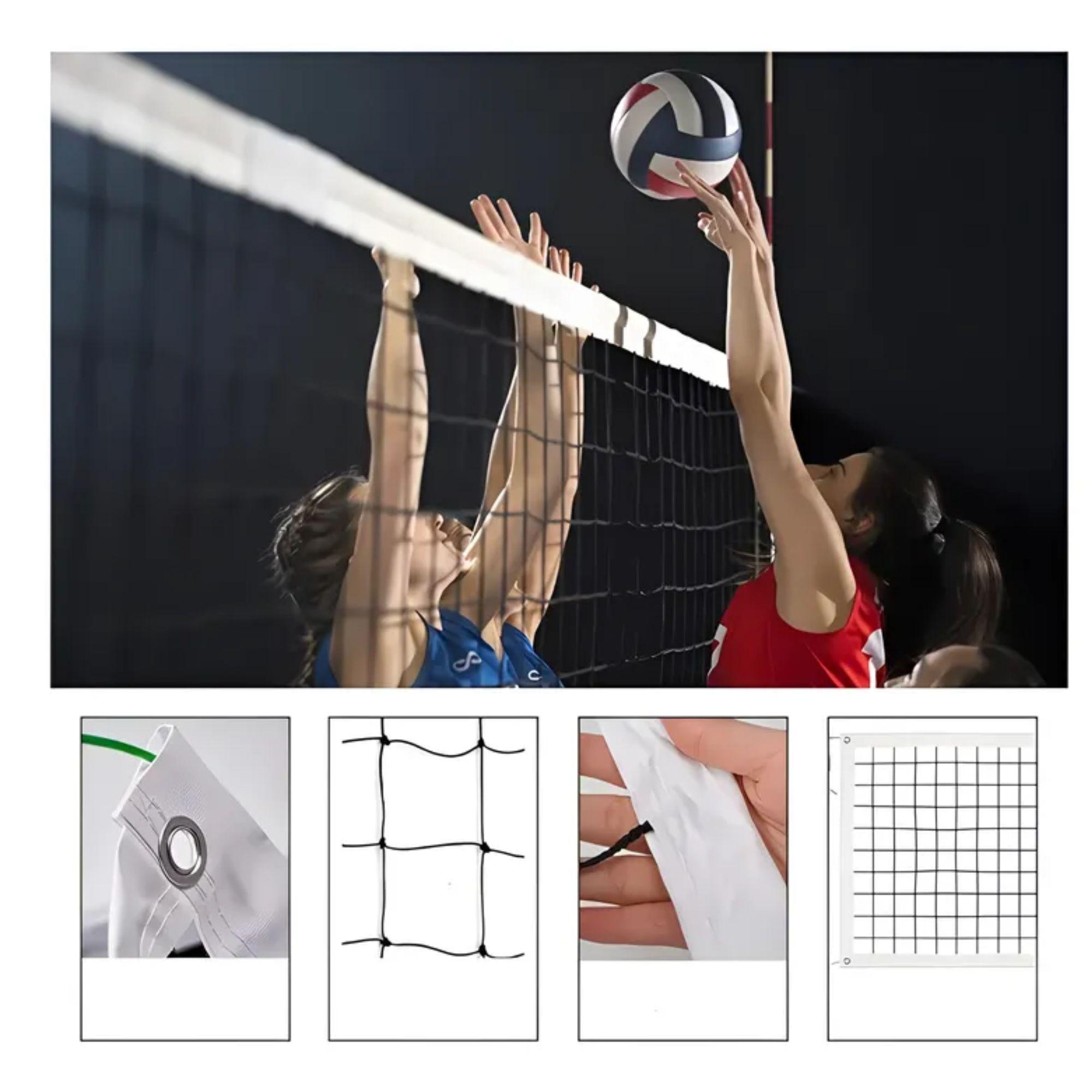 Red De Voleibol 2.0 Mm Con Cable Acerado-5