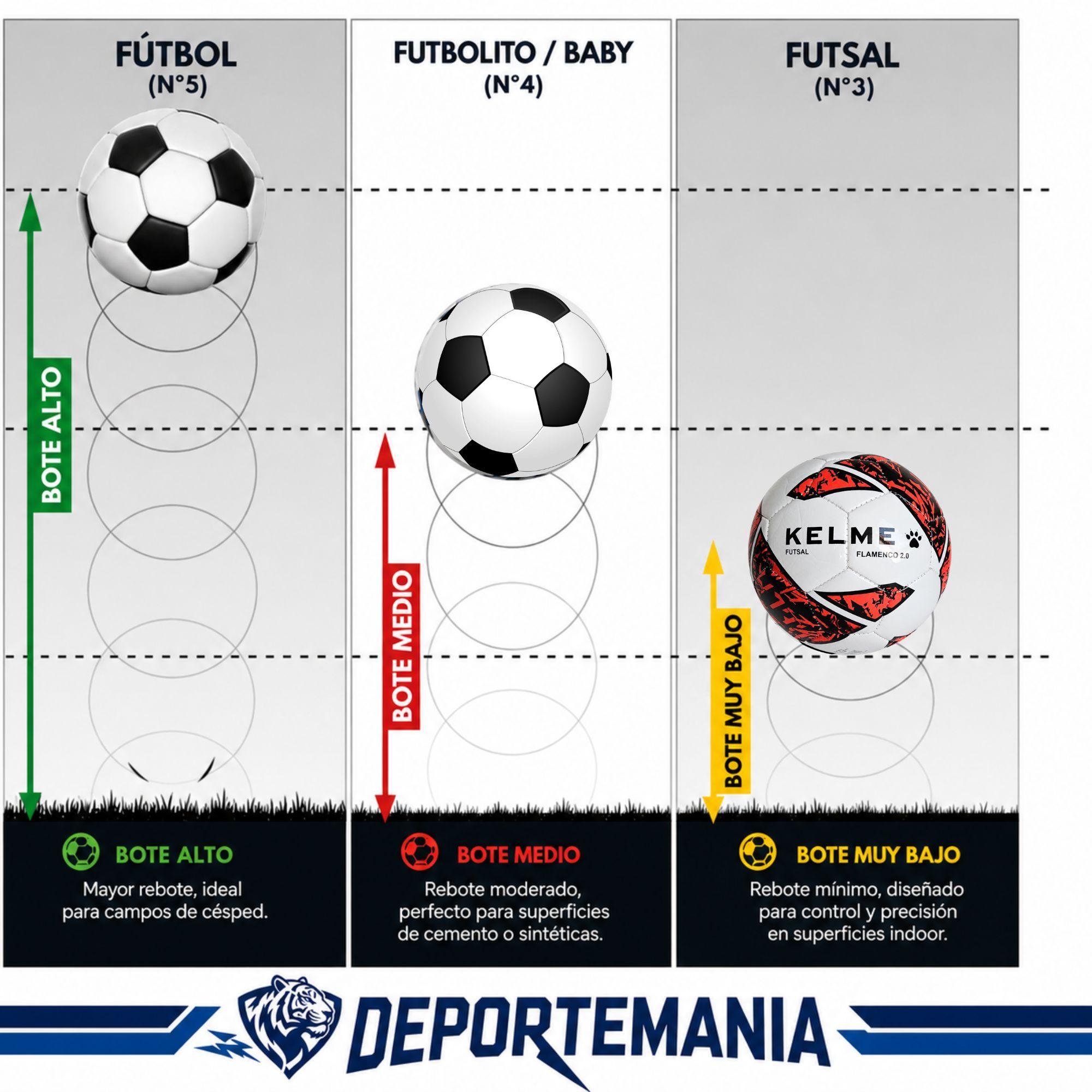 Balón Futsal Flamenco N°3 Kelme Bote Bajo Fútbol Sala-2