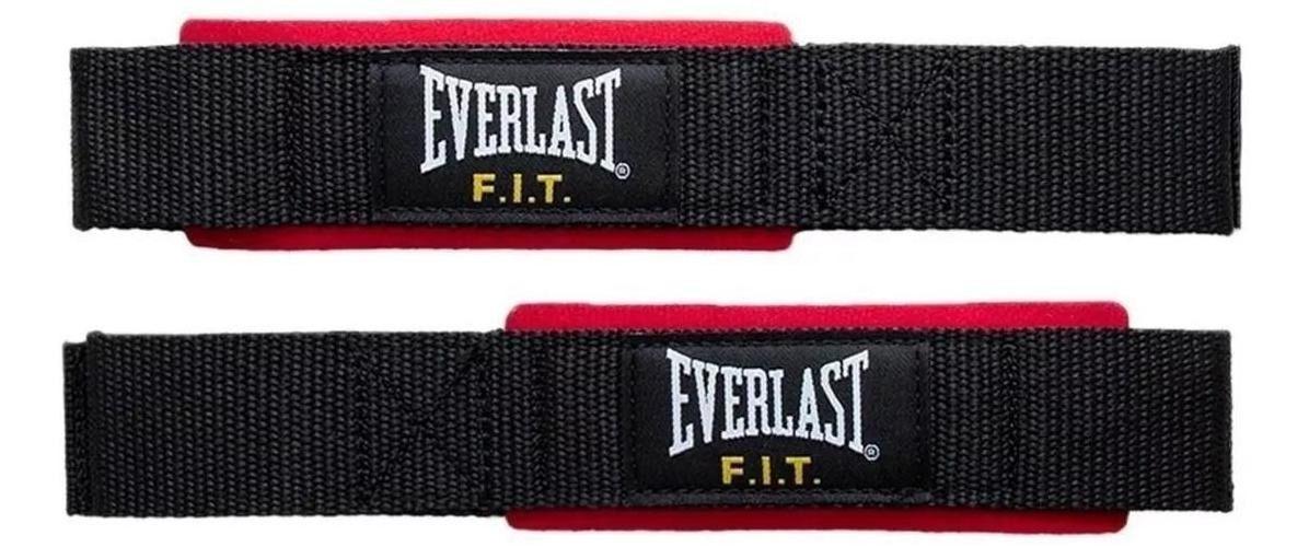 Strap Correa Cinta Everlast Antideslizante Para Barras Pesas-3